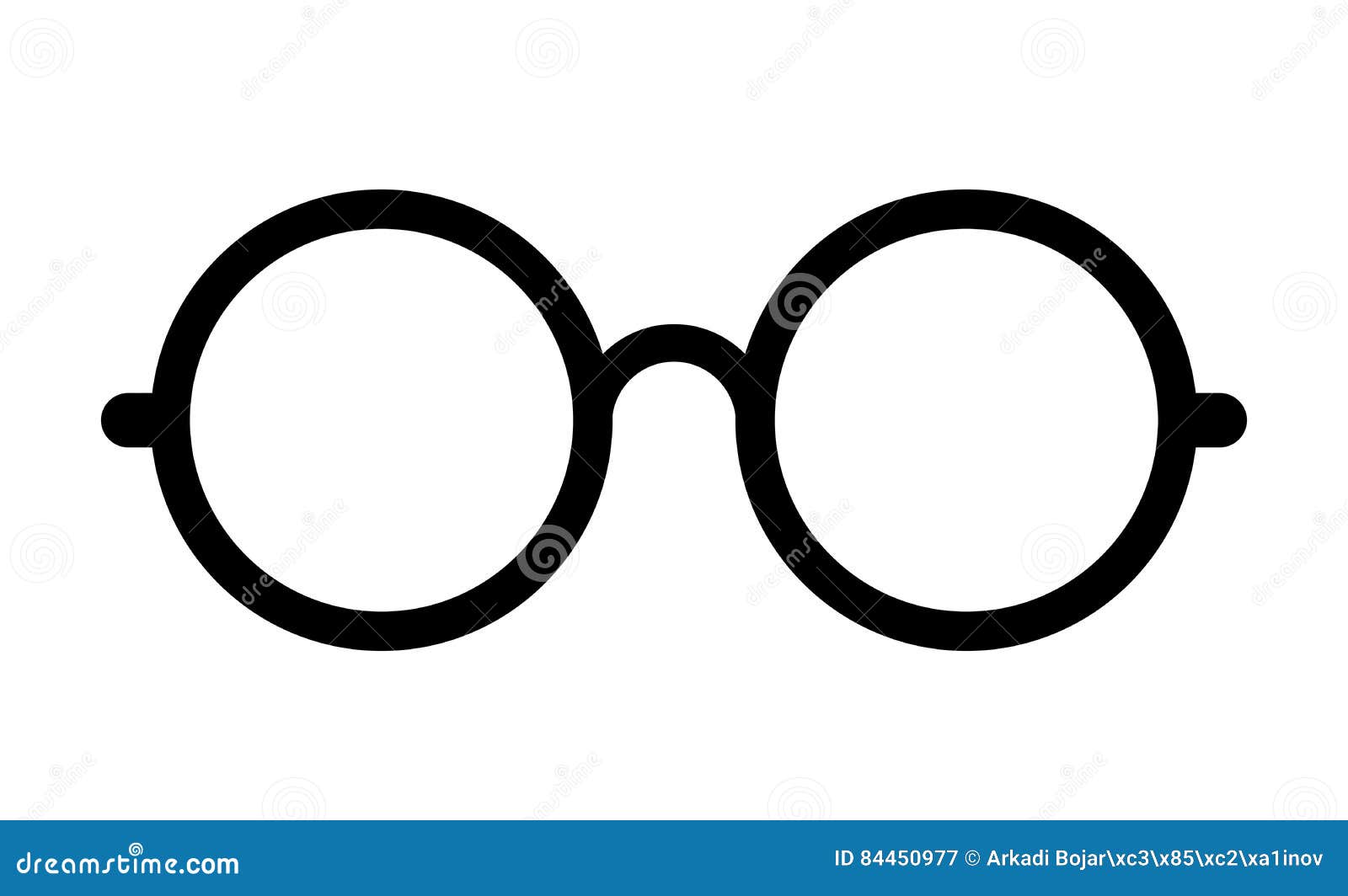 retro eye glasses  icon
