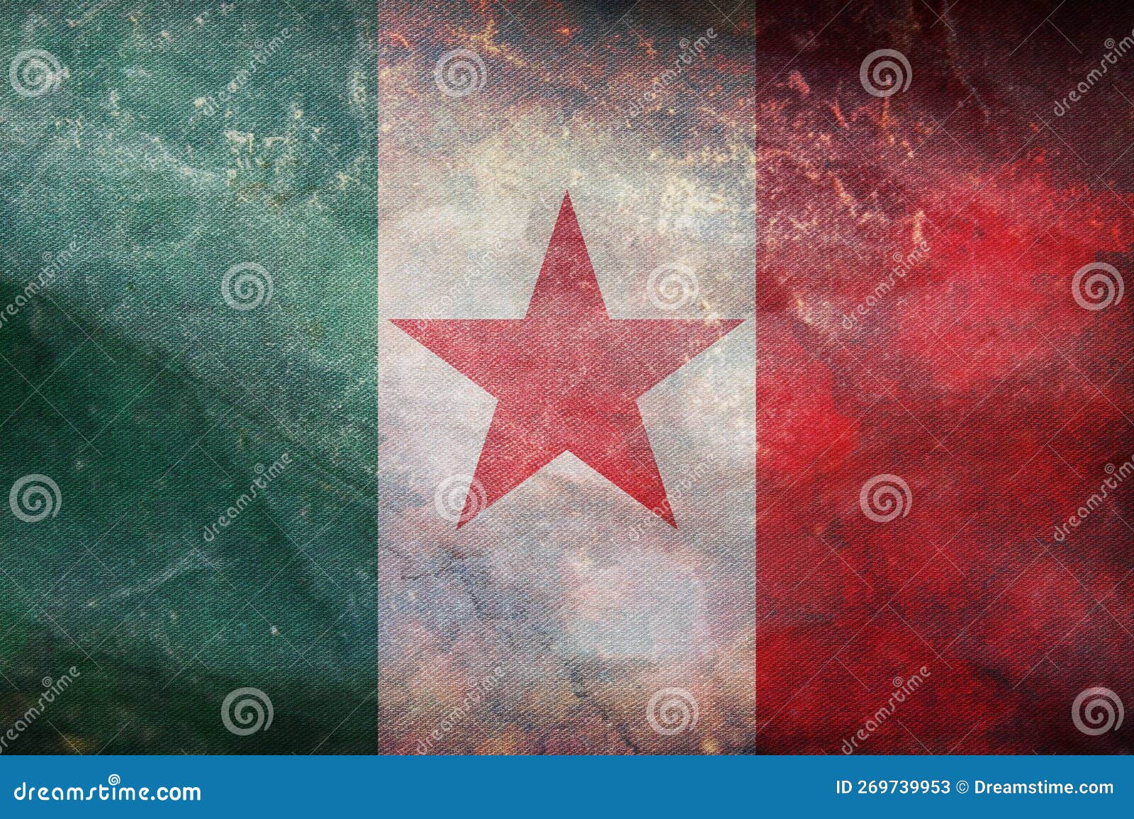 retro flag of indo aryan peoples madhesi people with grunge texture. flag representing ethnic group or culture, regional