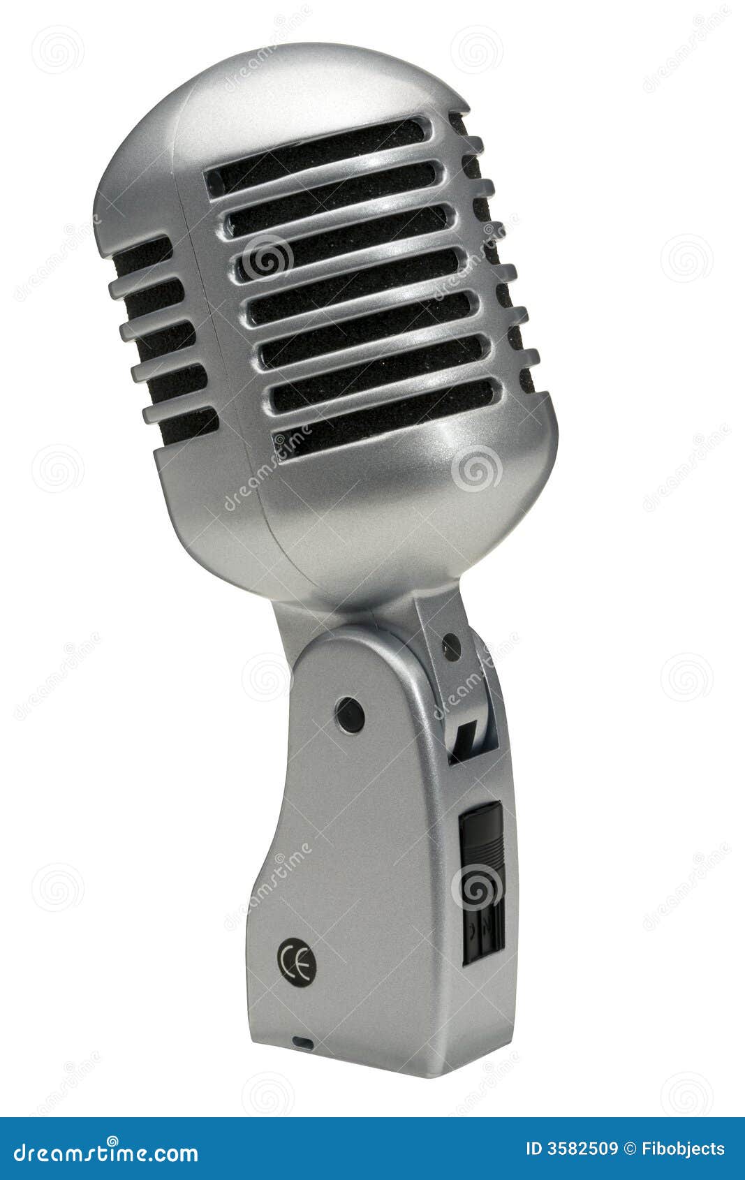 Retro Microphone stock image. Image of clipped, elegant 3582509