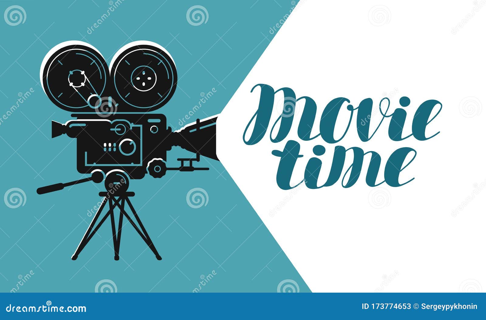 retro movie camera or projector. cinema, video  