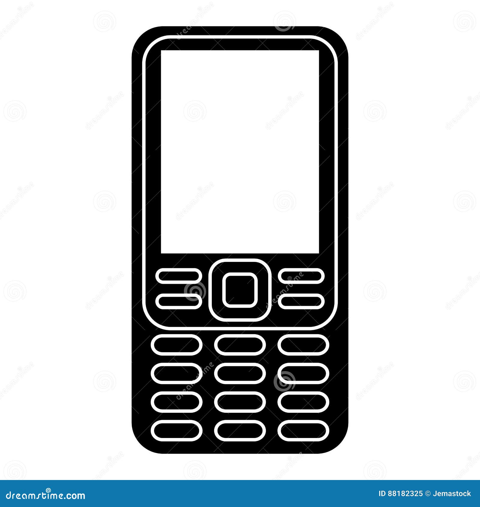 Retro Piktogramm Der Beweglichen Technologie Des Smartphone Stock Abbildung Illustration Von Auszug Konzept 1325