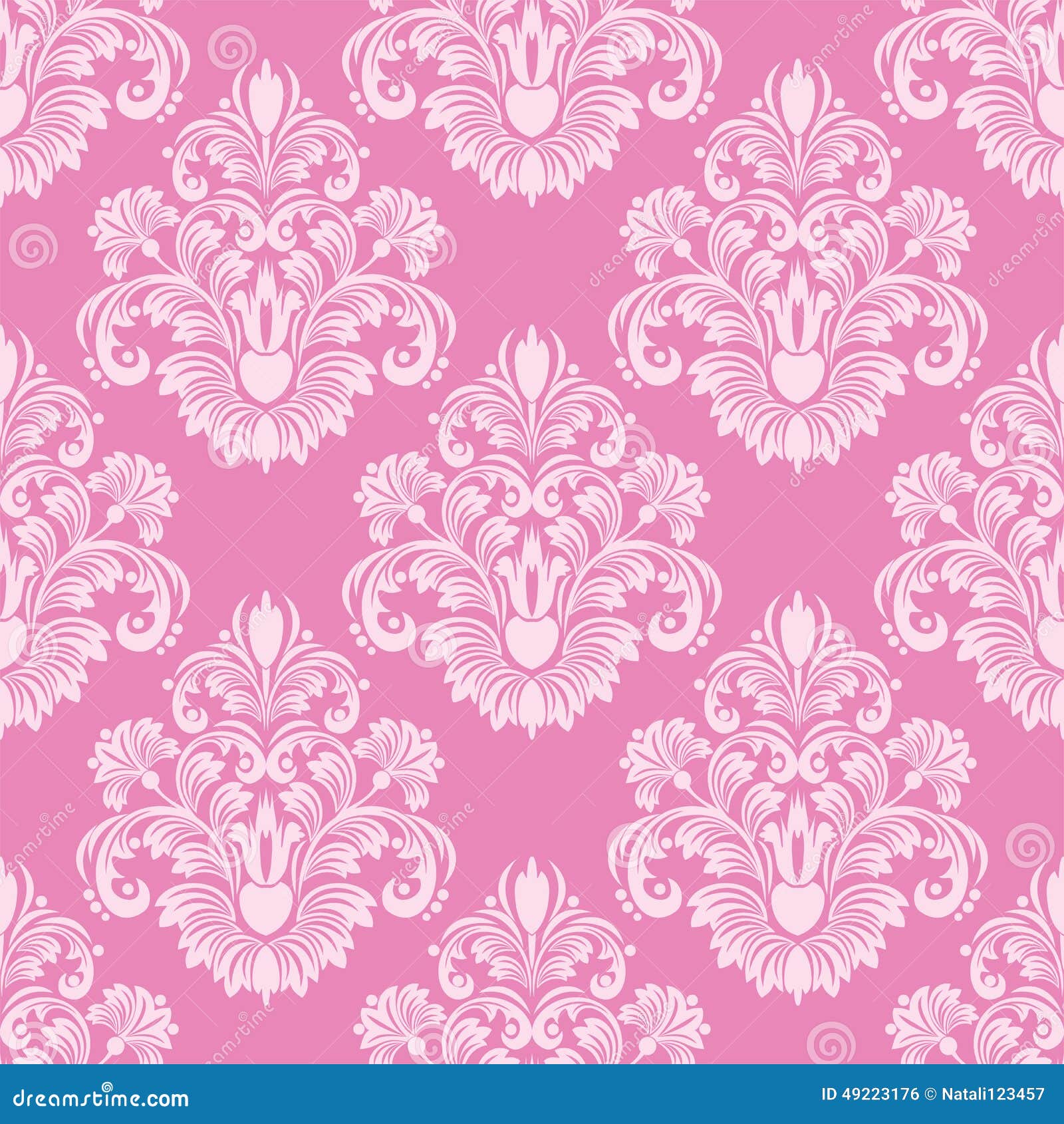 Damask Pink Wallpaper Stock Illustrations  9861 Damask Pink Wallpaper  Stock Illustrations Vectors  Clipart  Dreamstime