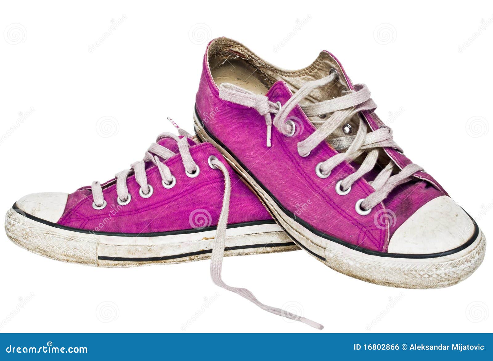 Retro pink sneakers stock photo. Image of comfortable - 16802866