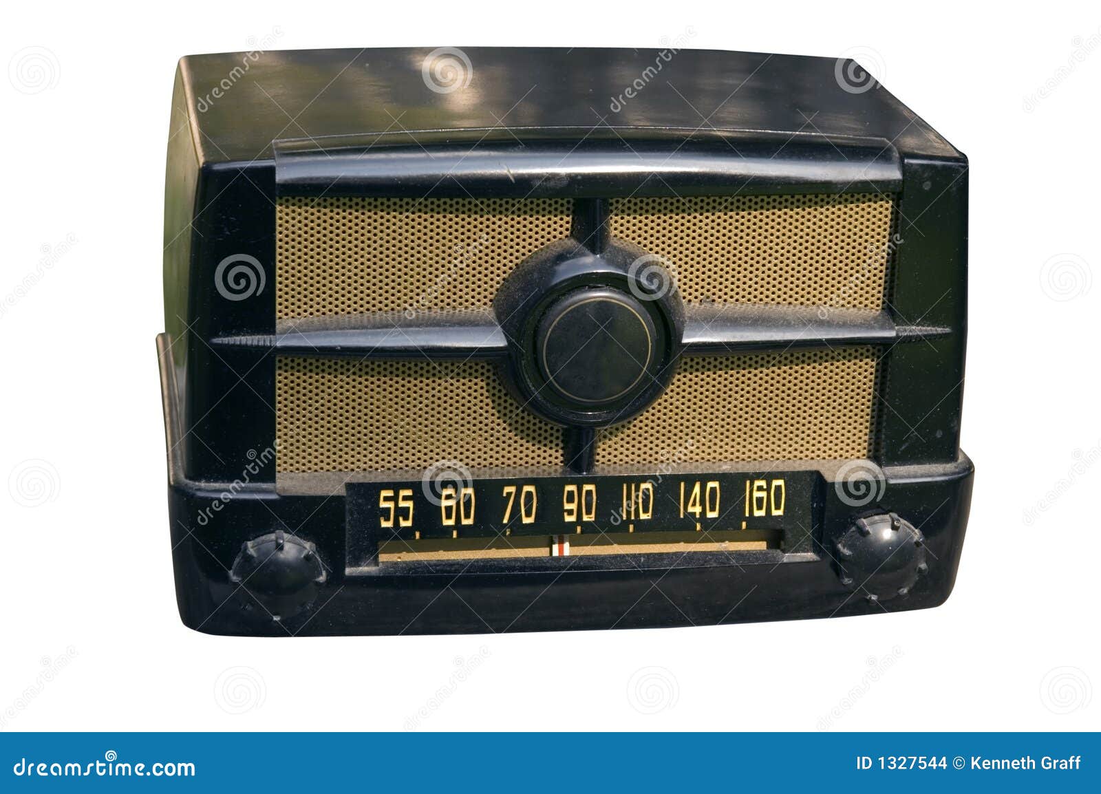 Retro radio. Tabell 1940 för radio s för clippingbana liten