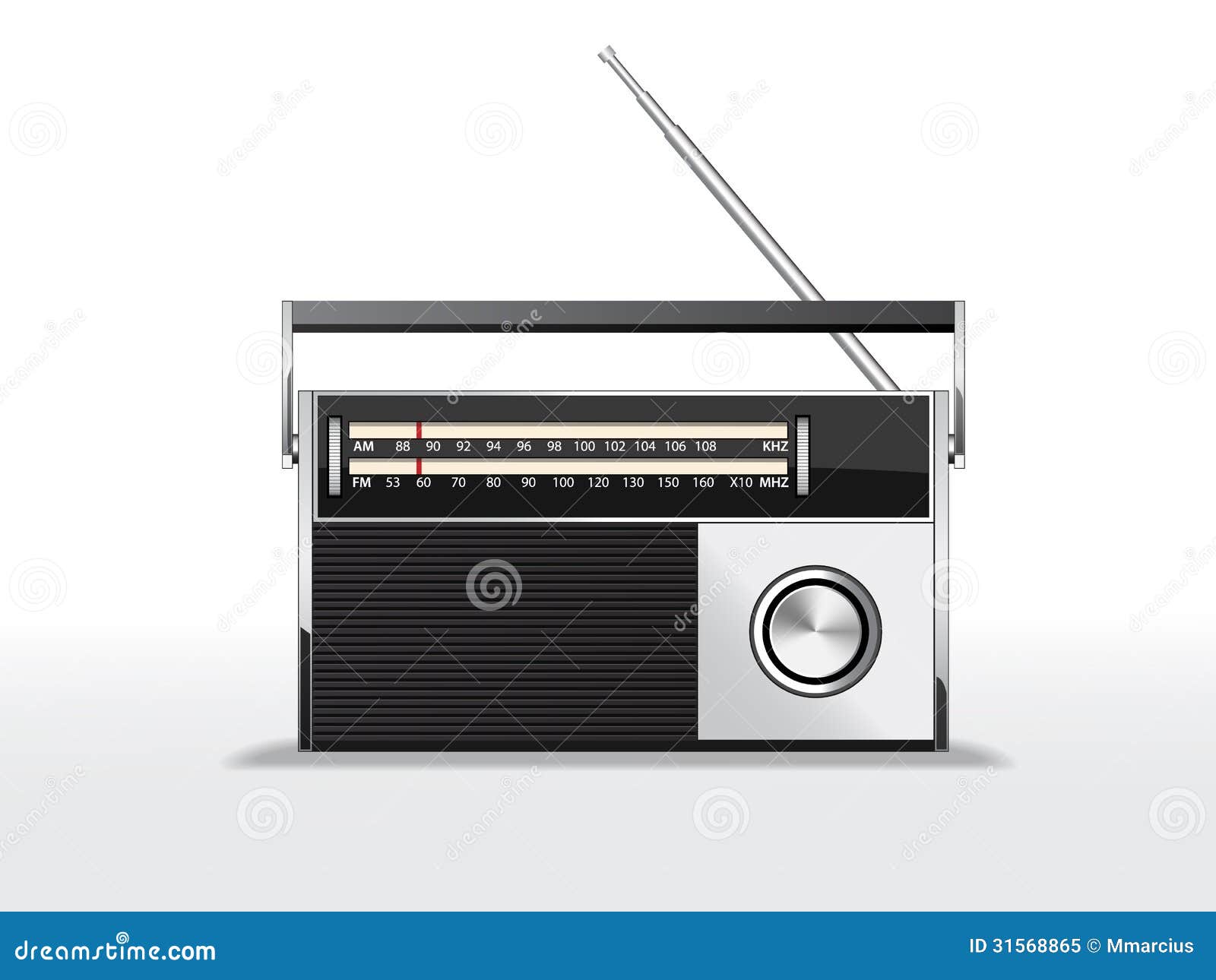 Download Radio, Retro Radio, Vintage Radio. Royalty-Free Vector