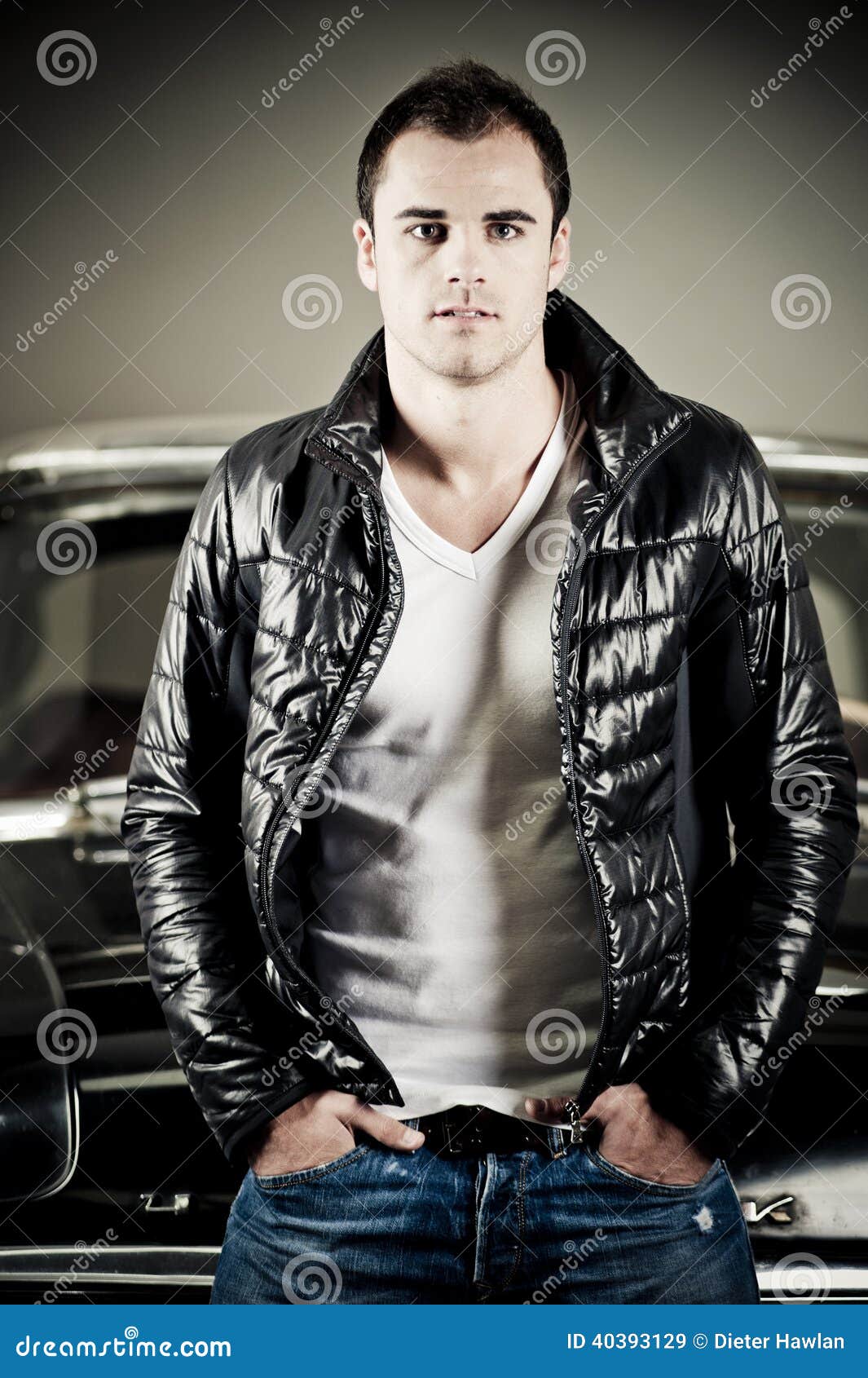 Retro Rock And Roll 50s Fashion Man Stock Image Image Of Fashion Lifestyle 40393129