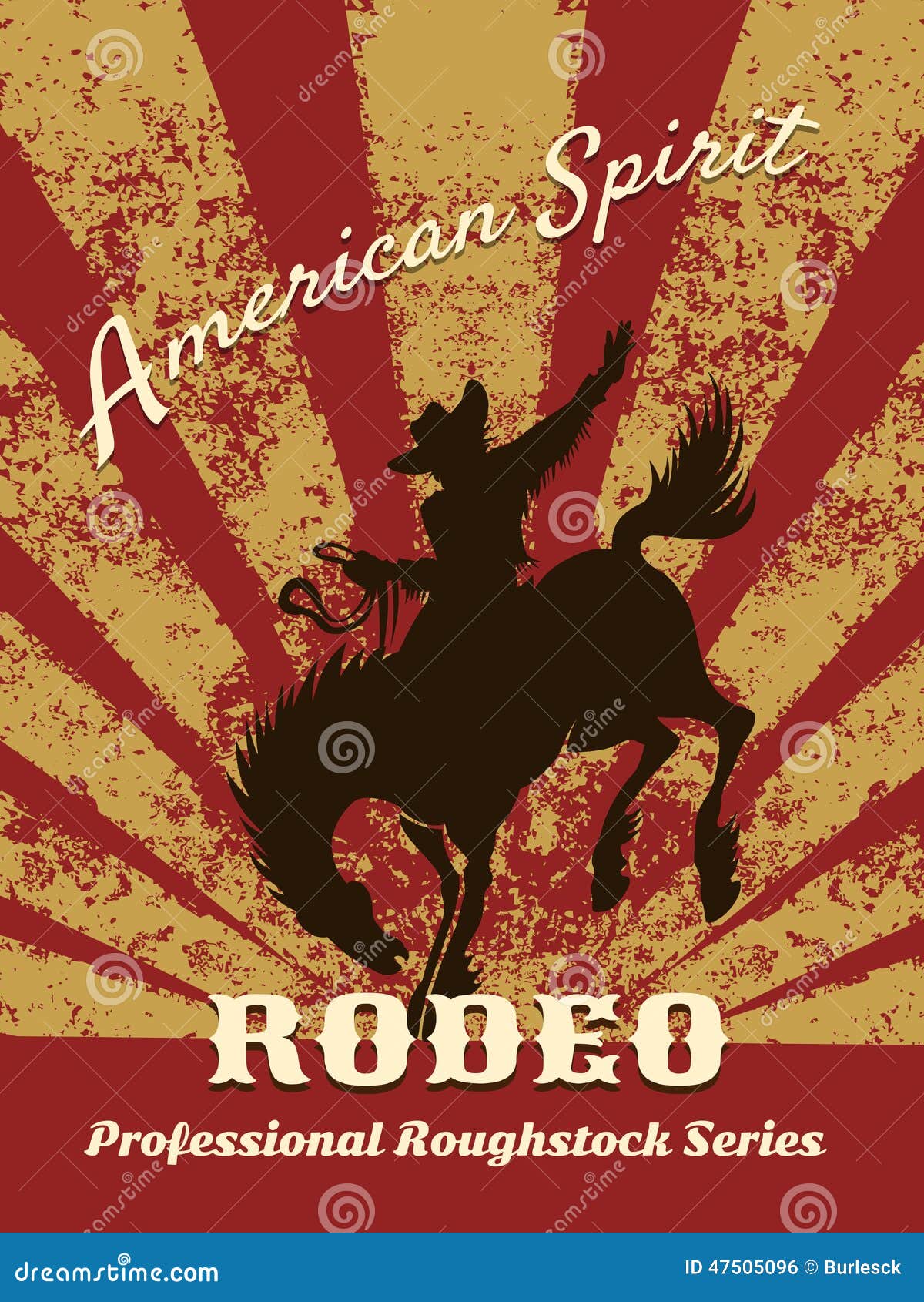 retro rodeo poster