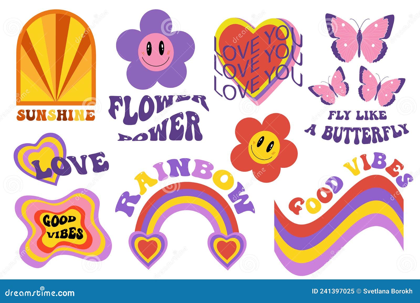 Retro 70s, Hippie Sticker Objects Set, Psychedelic Trippy Groovy Elements for T-shirts. Cartoon Funky Vintage Hippy Stock Vector - Illustration of hippy, cartoon: 241397025 Retro 70s, Hippie Sticker Objects Set, Psychedelic Trippy Groovy Elements for T-shirts. Cartoon Funky Vintage Hippy Stock Vector - Illustration of hippy, cartoon: 241397025