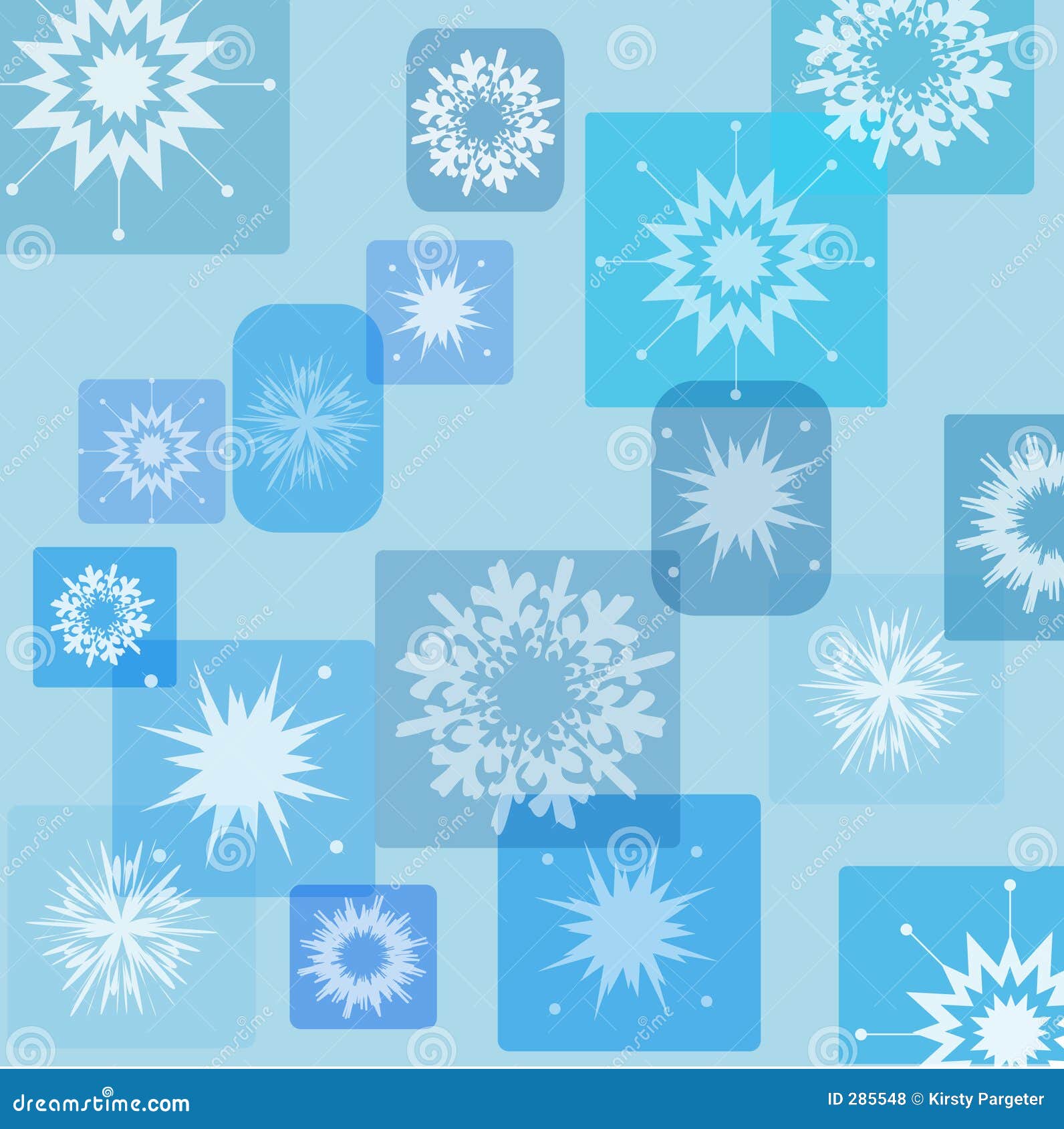 Retro snowflakes stock vector. Illustration of celebrate - 285548