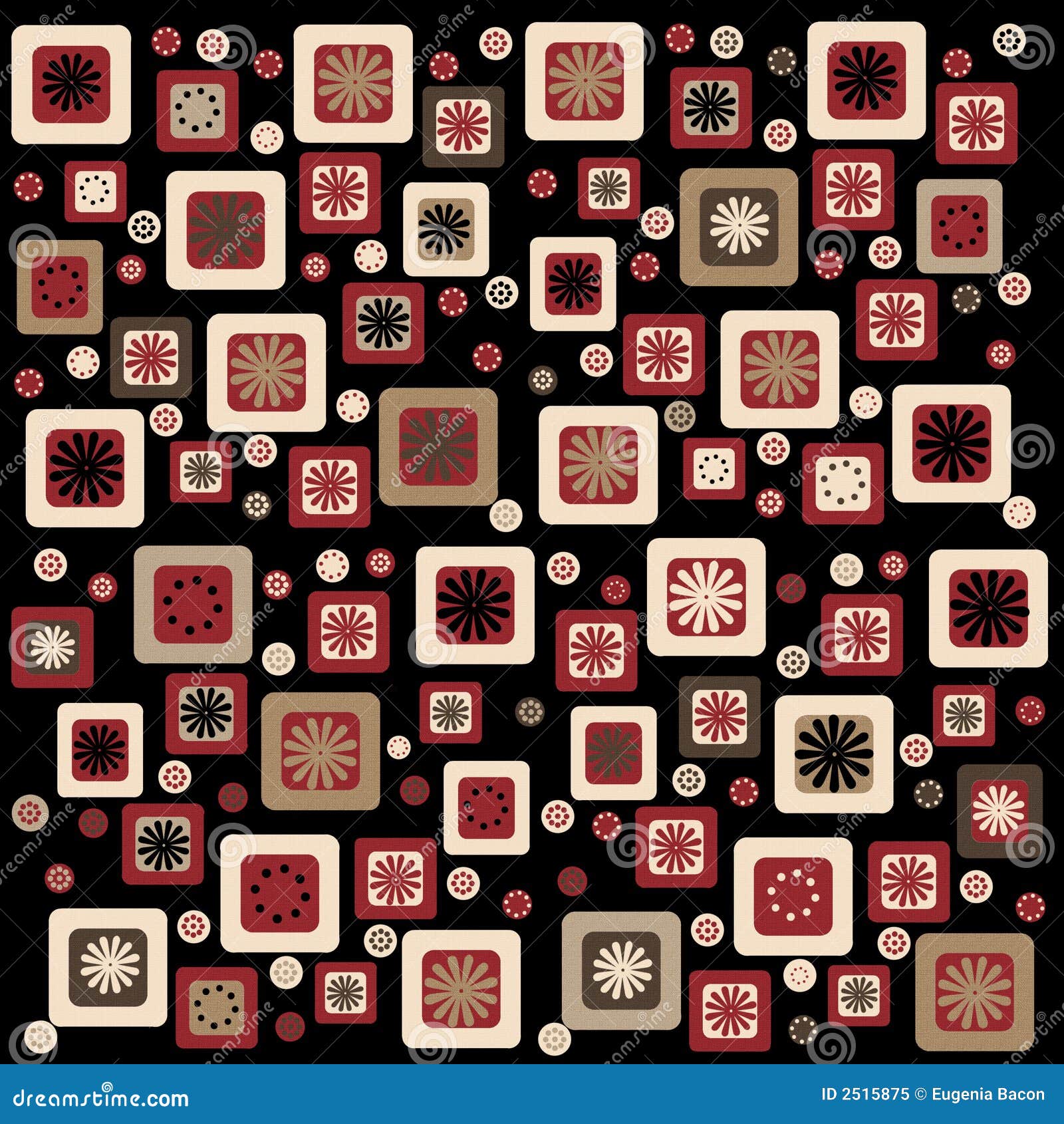 Retro squares stock illustration. Illustration of textured 2515875