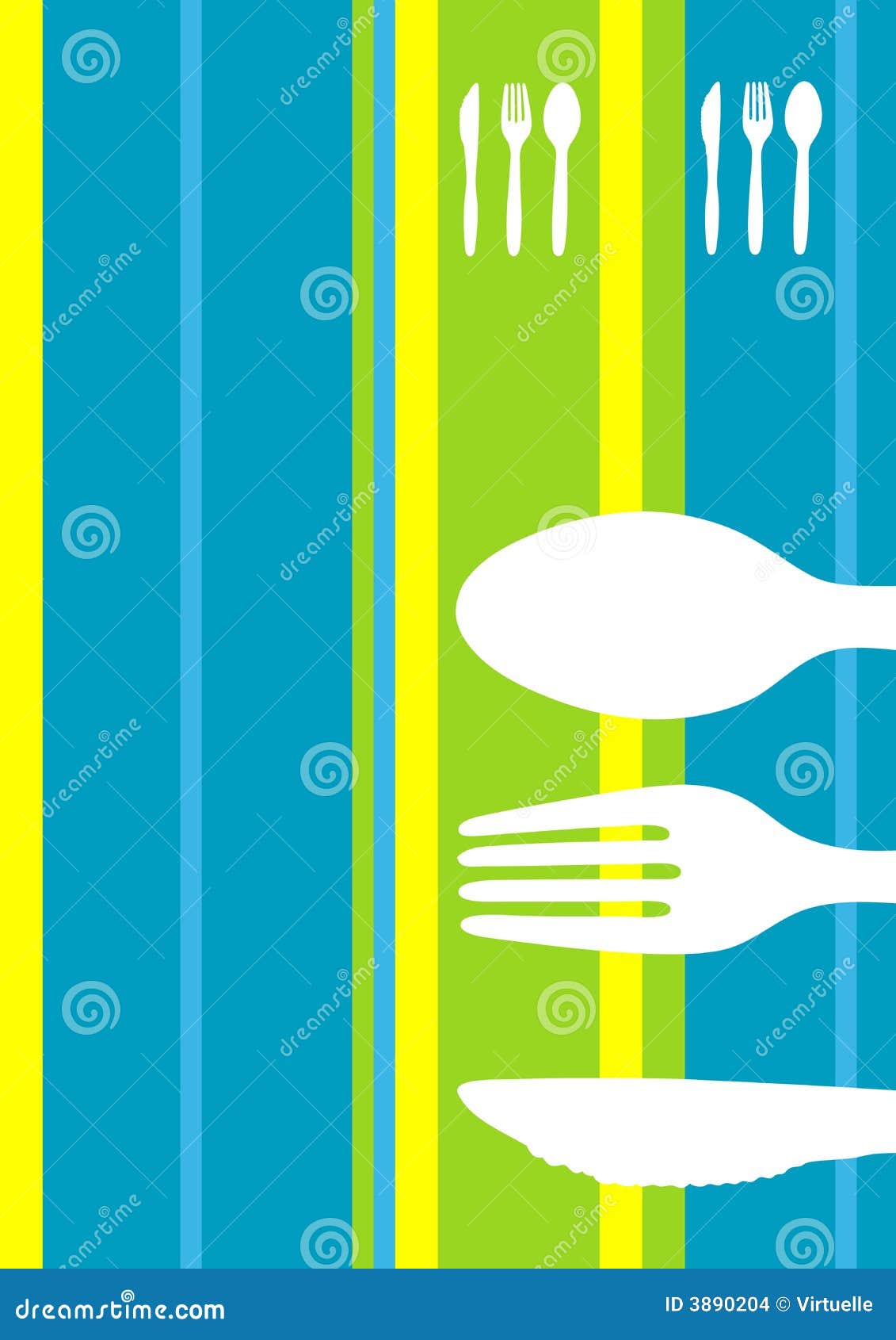 Retro stripes menu design stock vector. Illustration of invite 3890204