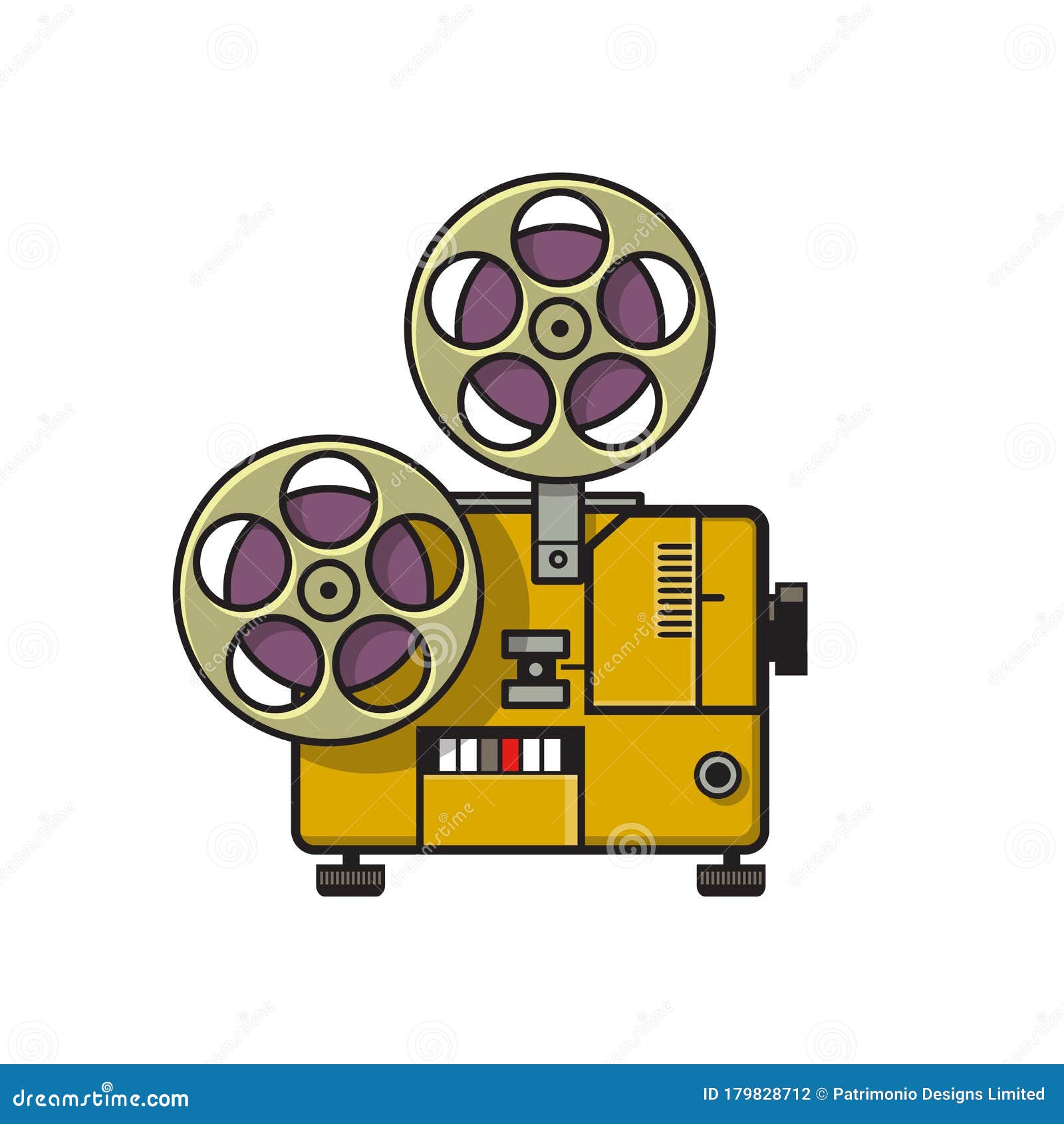 https://thumbs.dreamstime.com/z/retro-style-illustration-vintage-movie-film-reel-projector-viewed-side-done-full-color-isolated-background-vintage-179828712.jpg