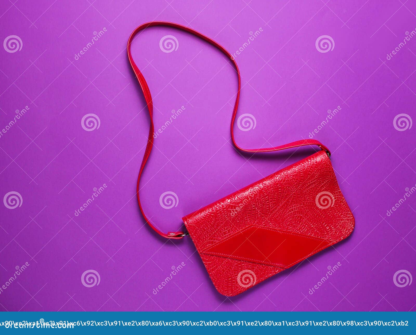 Retro Style Red Leather Bag Stock Photo - Image of retro, design: 144919448