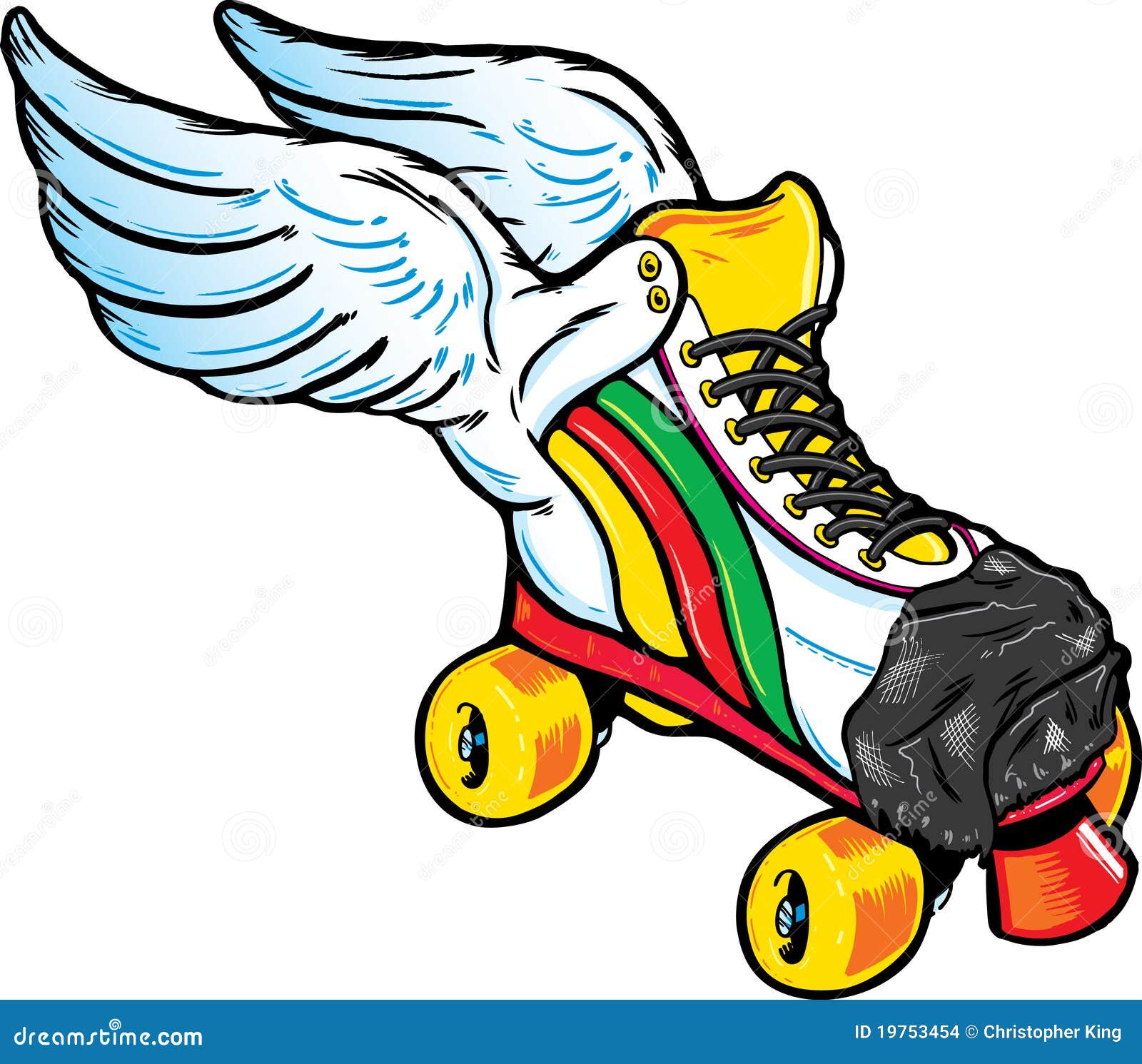 Roller Skate. Vector Drawing 159688267