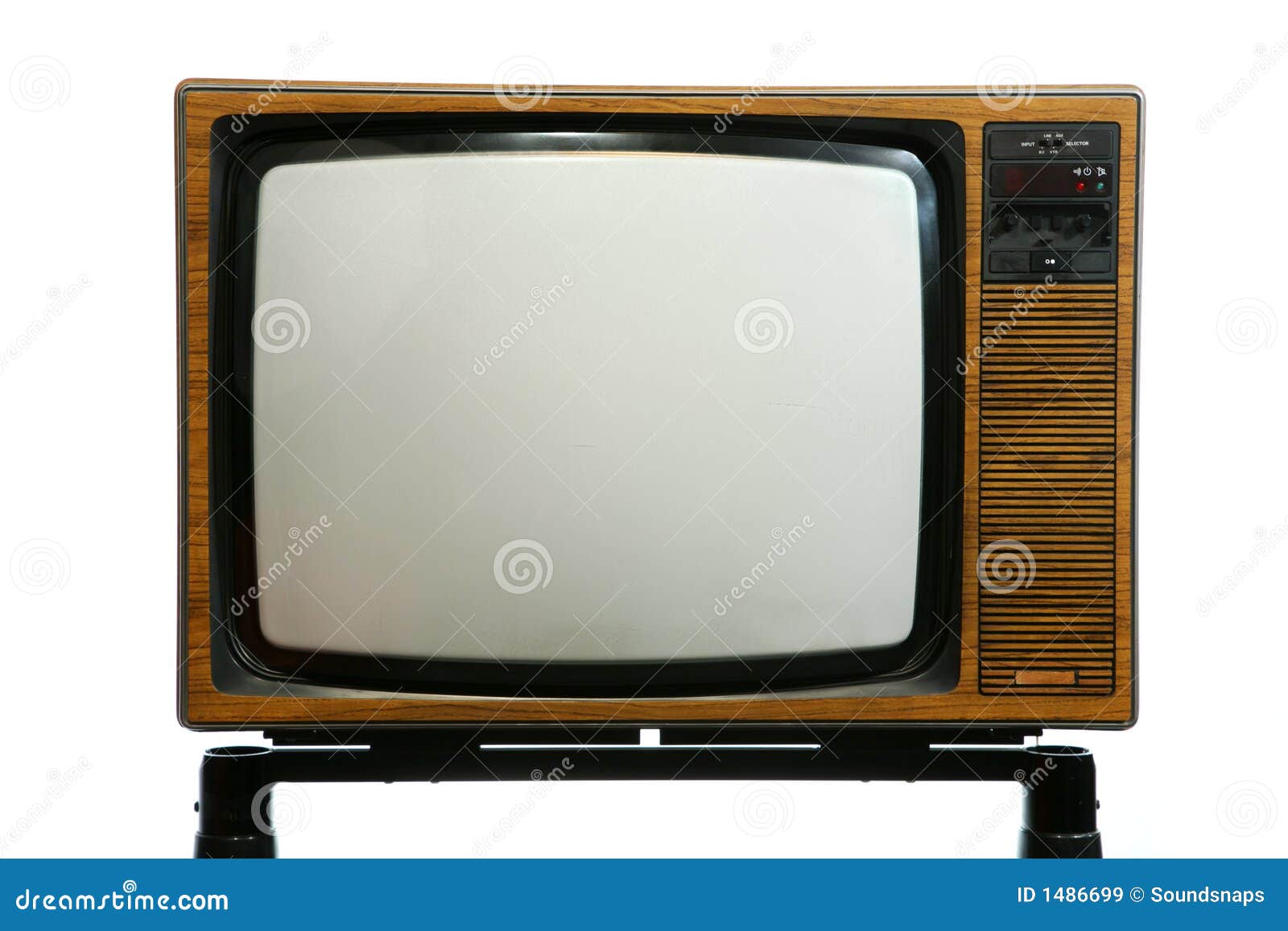 Retro Television Set Royalty Free Stock Images - Image: 1486699