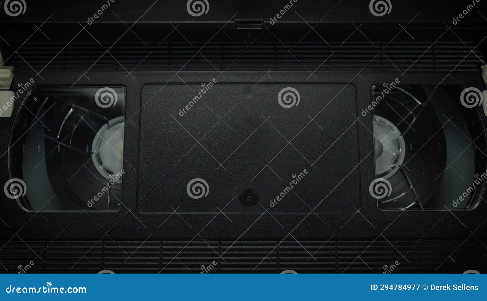 VHS Tape Playing in a VCR Close Up Dolly Stock Video Video of
