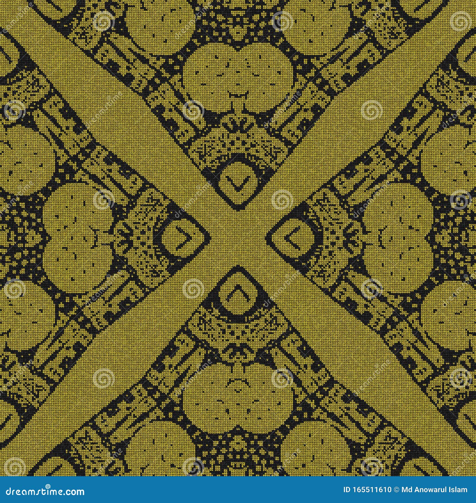 Retro Vintage Aesthetic Background Design 80s, 90s Pattern with Texture ...