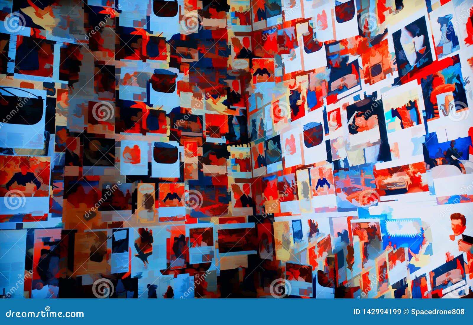 Retro Vintage Comics Posters and Banners Wall Texture Background