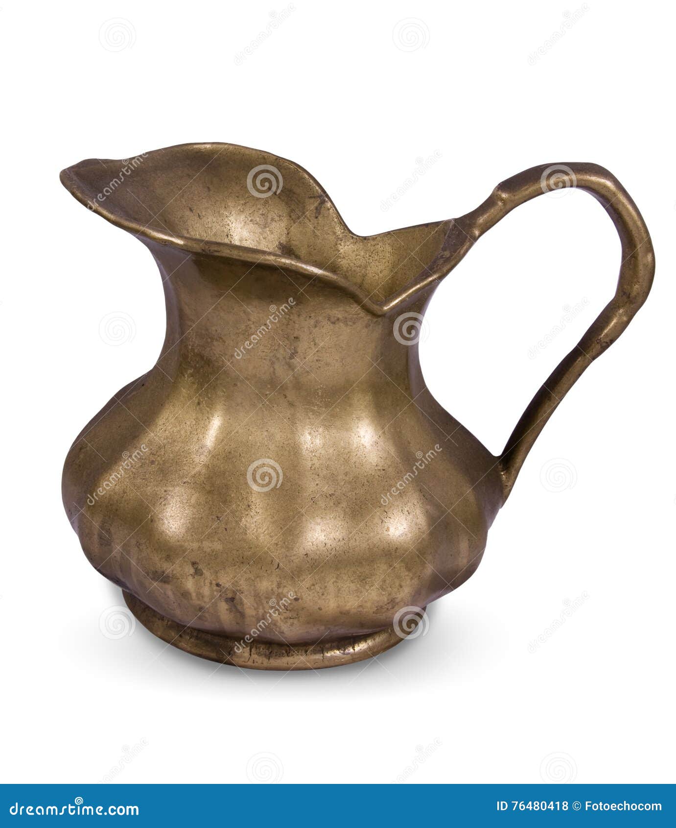 Retro or Vintage Copper Brass Pitcher Stock Photo Image of container