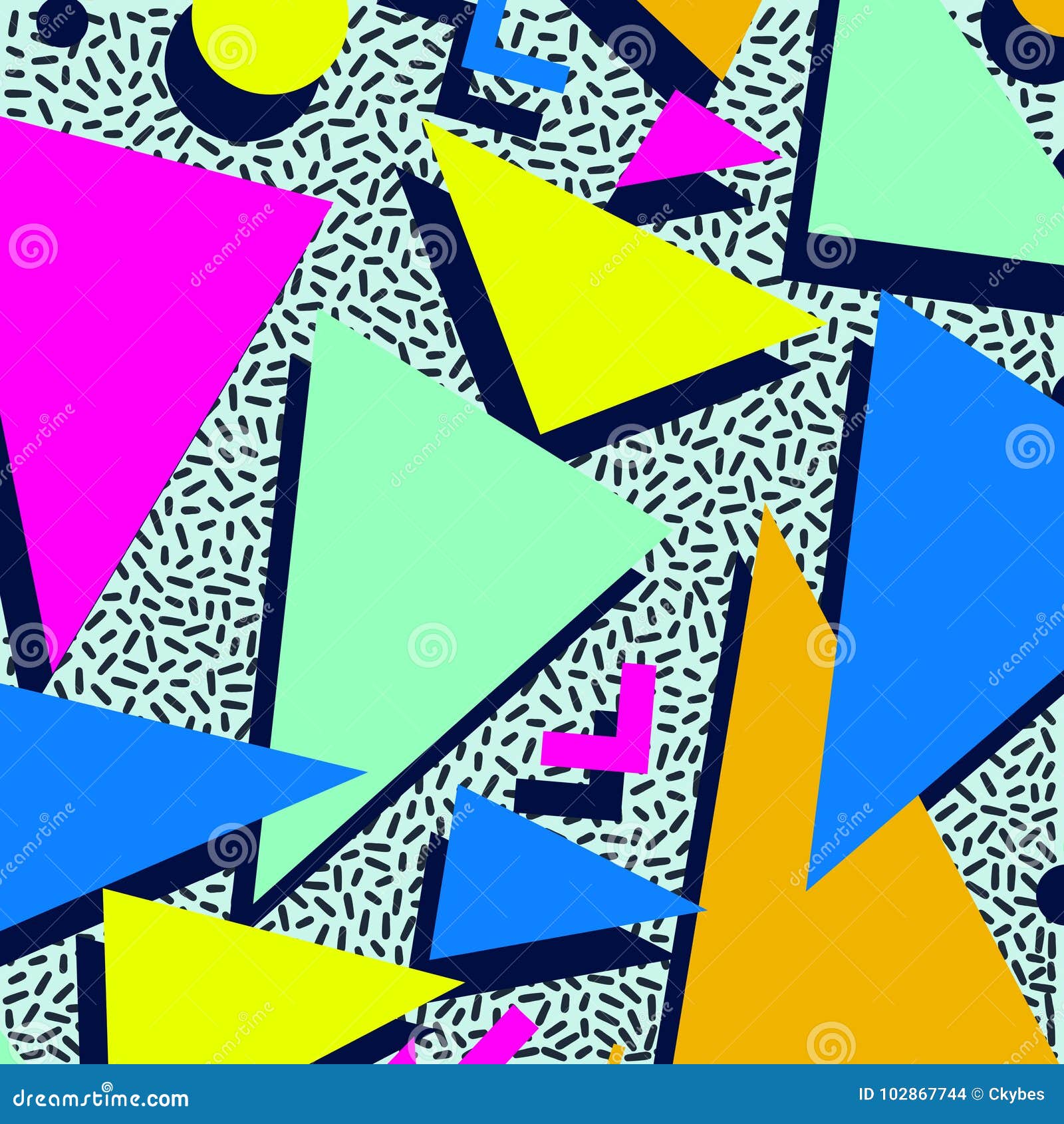 retro vintage 80s or 90s fashion style abstract pattern background.