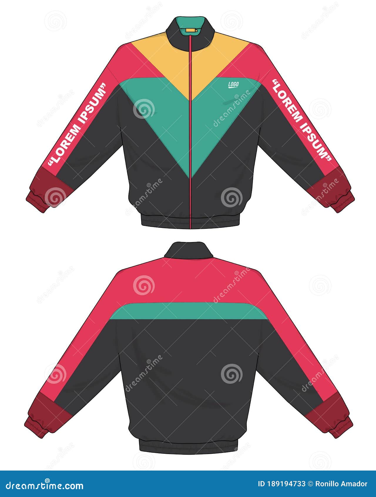 Windbreaker Jacket Template Windbreaker Jacket Template