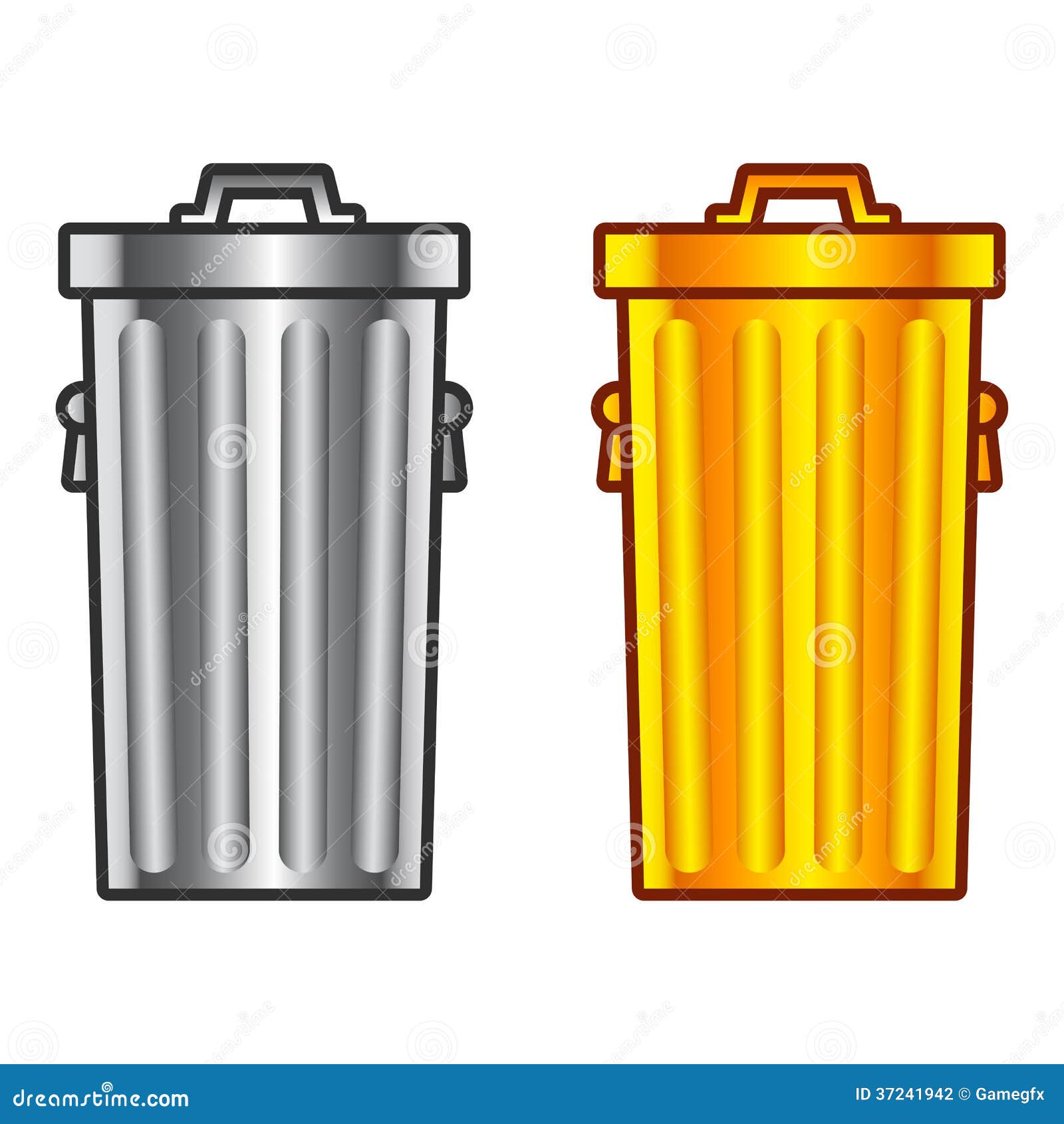 Woordvoerder bewonderen Regenachtig Retro vuilnisbak vector illustratie. Illustration of enkelvoudig - 37241942