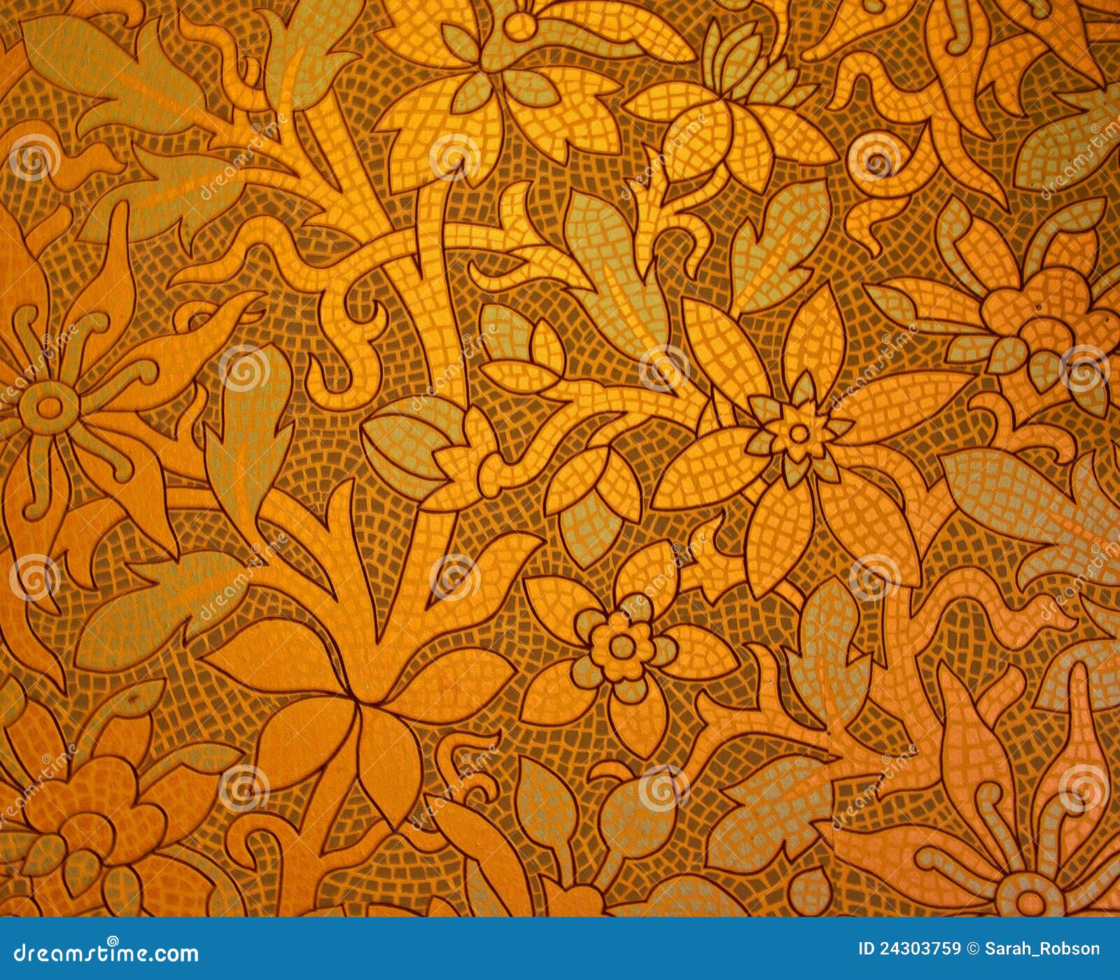 Retro Wallpaper Background Stock Image Image Of Silk 24303759