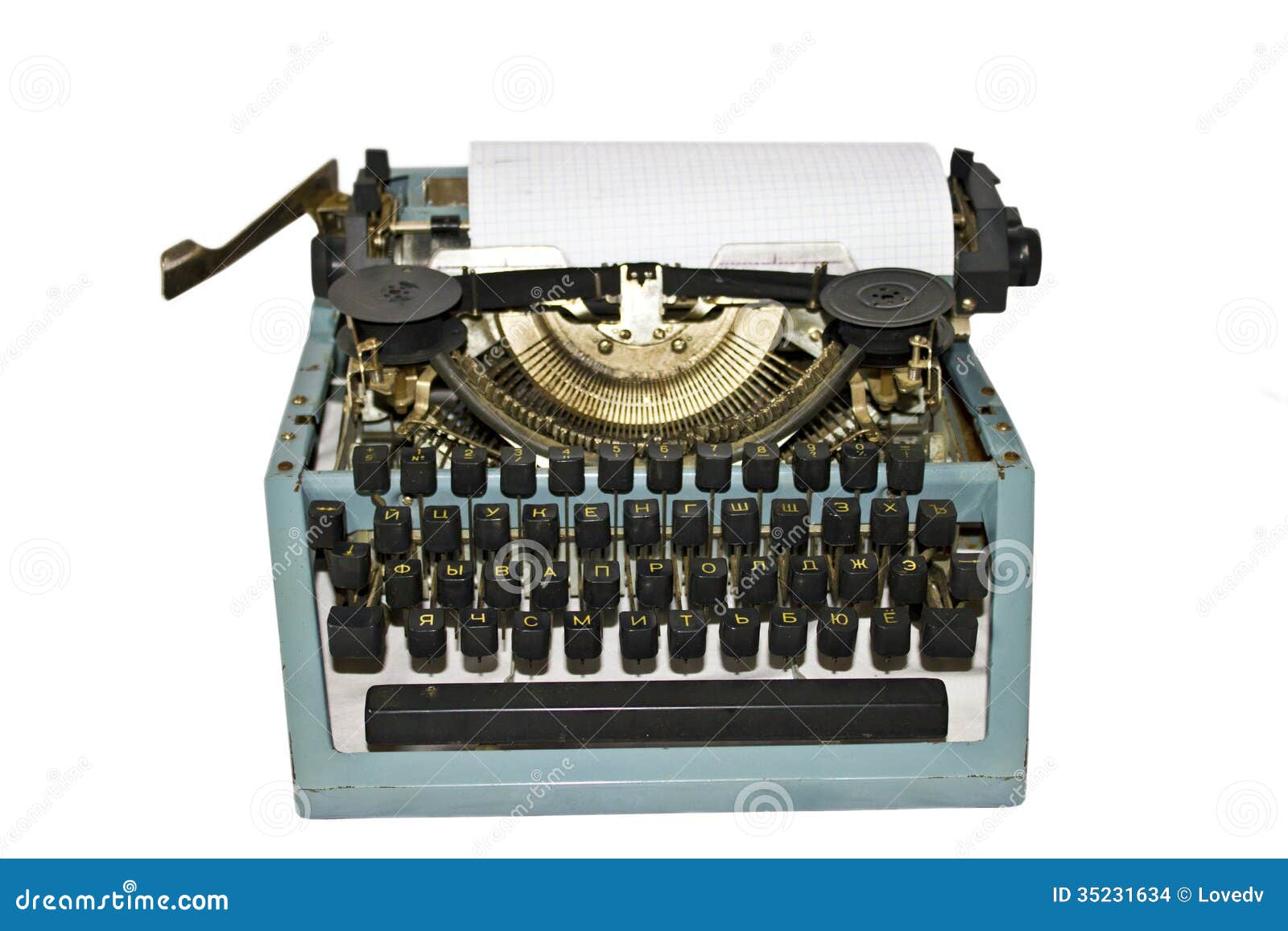 Retro writing machine stock photo. Image of letters, equipment - 35231634