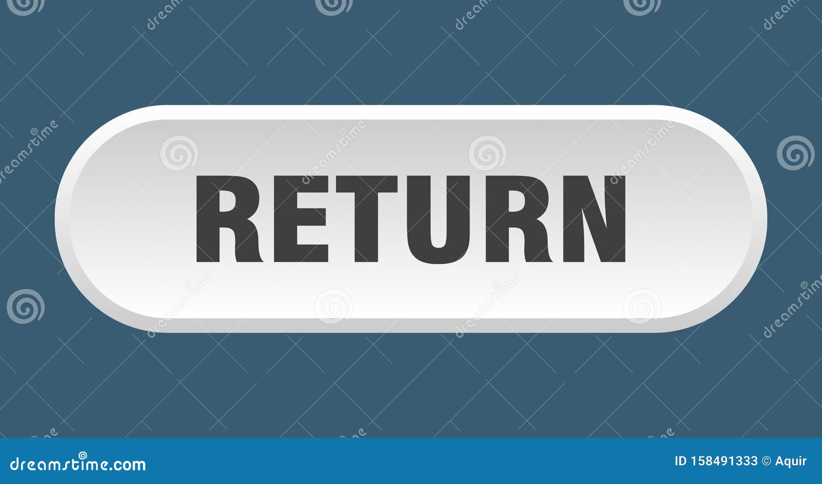 Return button stock vector. Illustration of website - 158491333