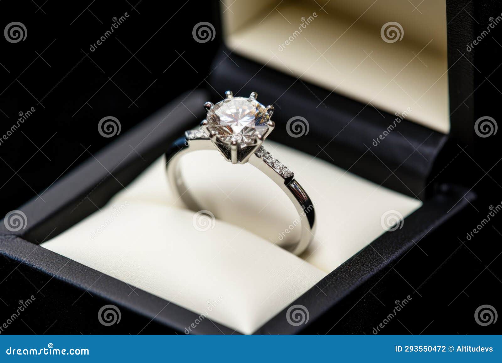 Return of Engagement Ring in Its Box Stock Illustration Illustration of romance, symbol 293550472