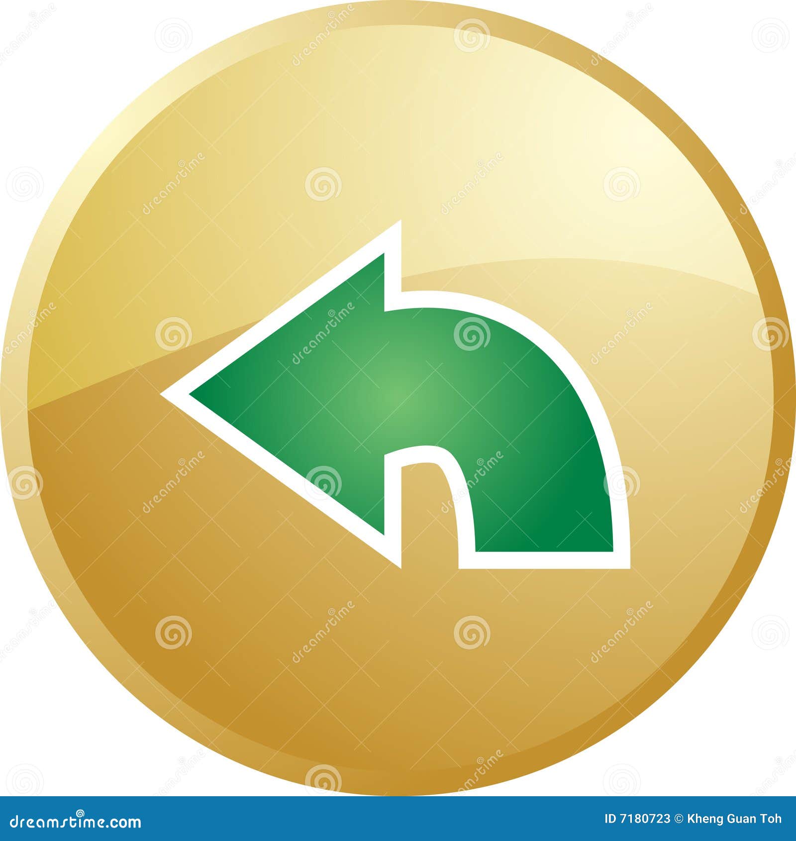 Return navigation icon stock vector. Illustration of generic - 7180723