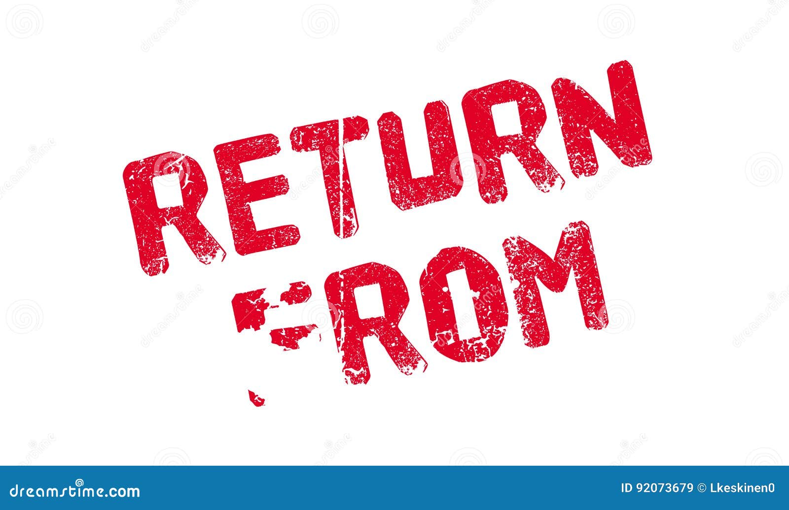 return from rubber stamp
