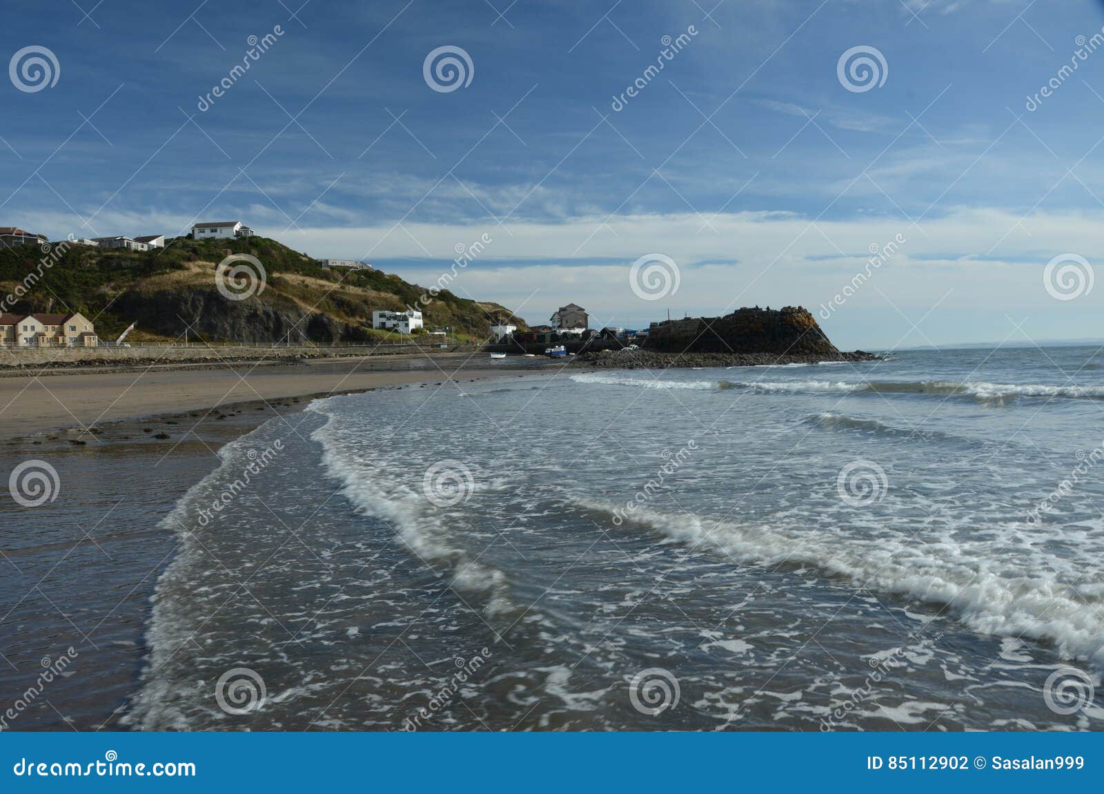 Returning Tide stock photo. Image of tidal, kinghorn 85112902