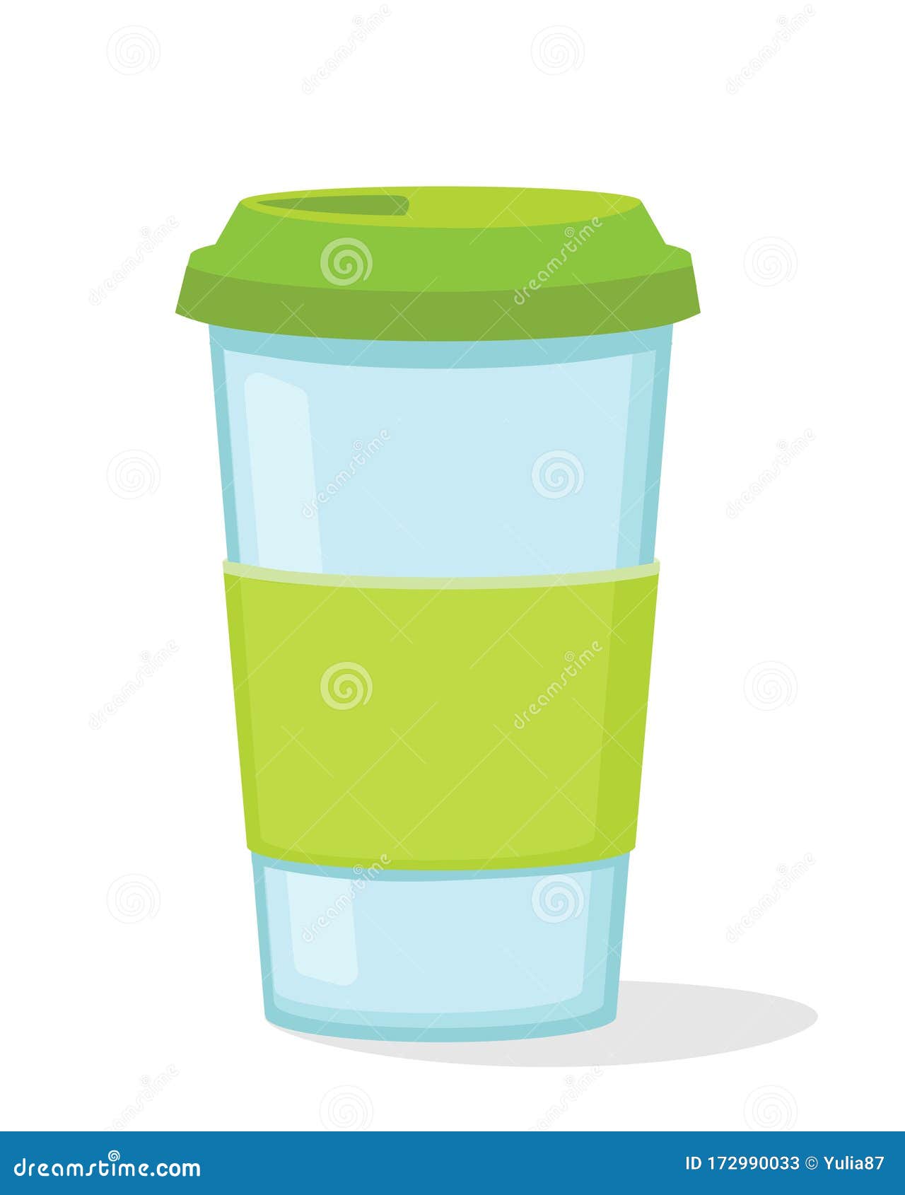 Reusable Coffee Cup And Disposable Cup - Zero Waste Concept ...