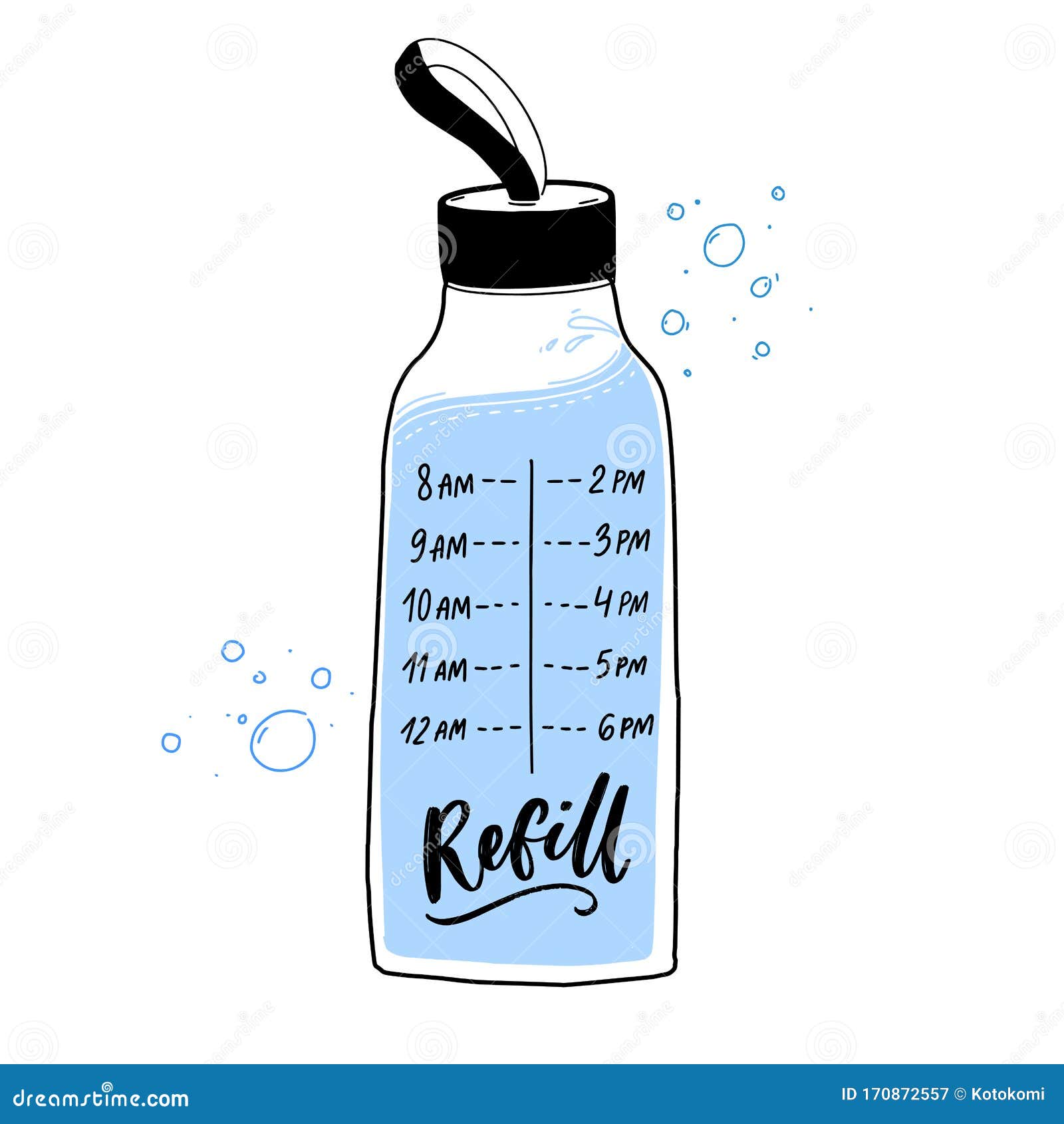Home & Living :: Decals & Stickers :: Planner Stickers :: Water Habit  Tracker Stickers -Gnome Water Droplet
