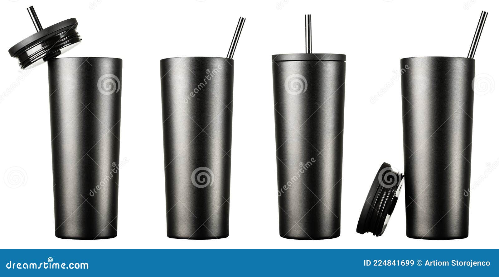 Reusable Water Bottle. Travel Cup for Drinking Stock Image - Image of  insulated, steel: 224841699