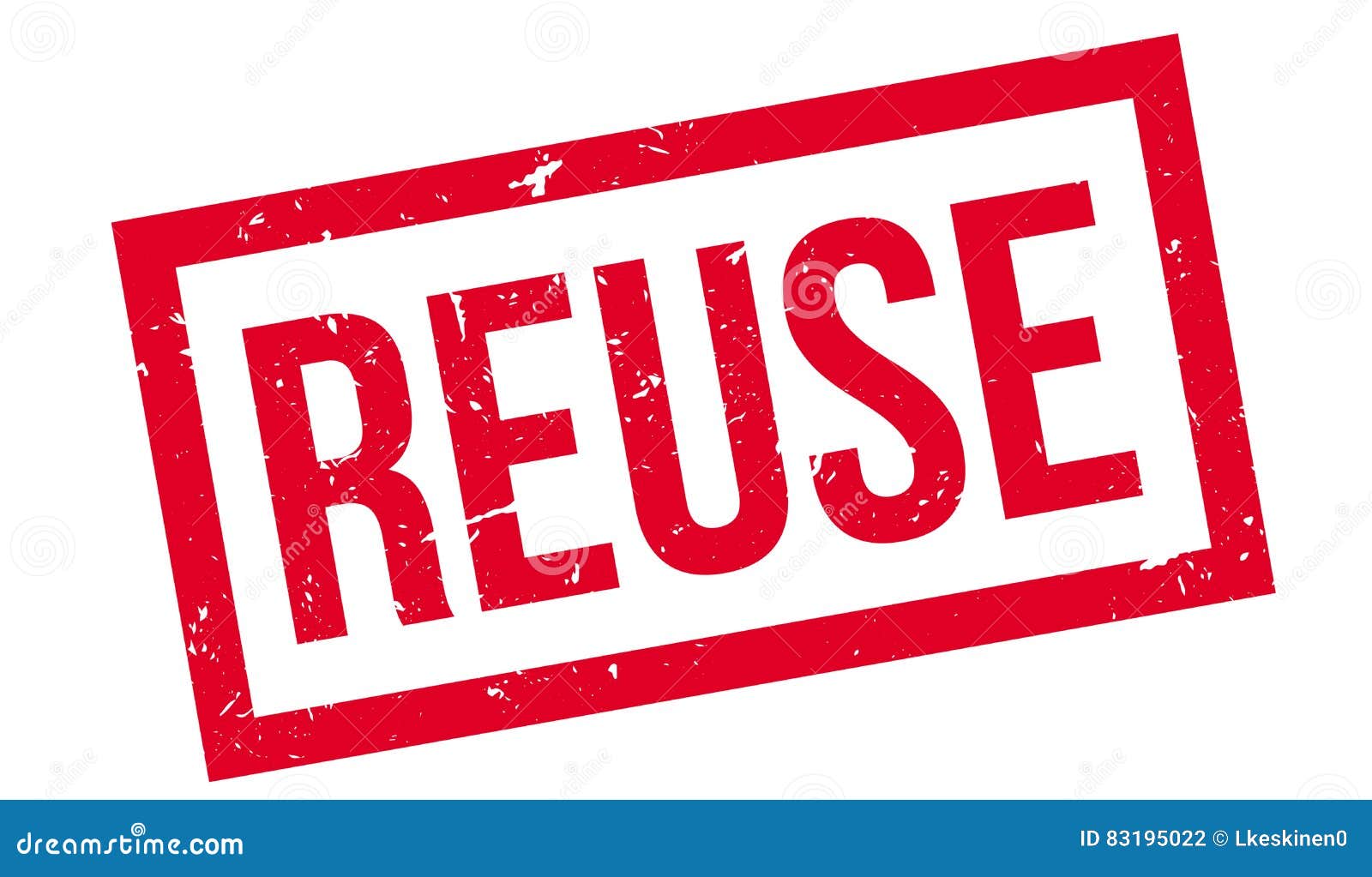 Reuse rubber stamp stock illustration. Illustration of imprint 83195022