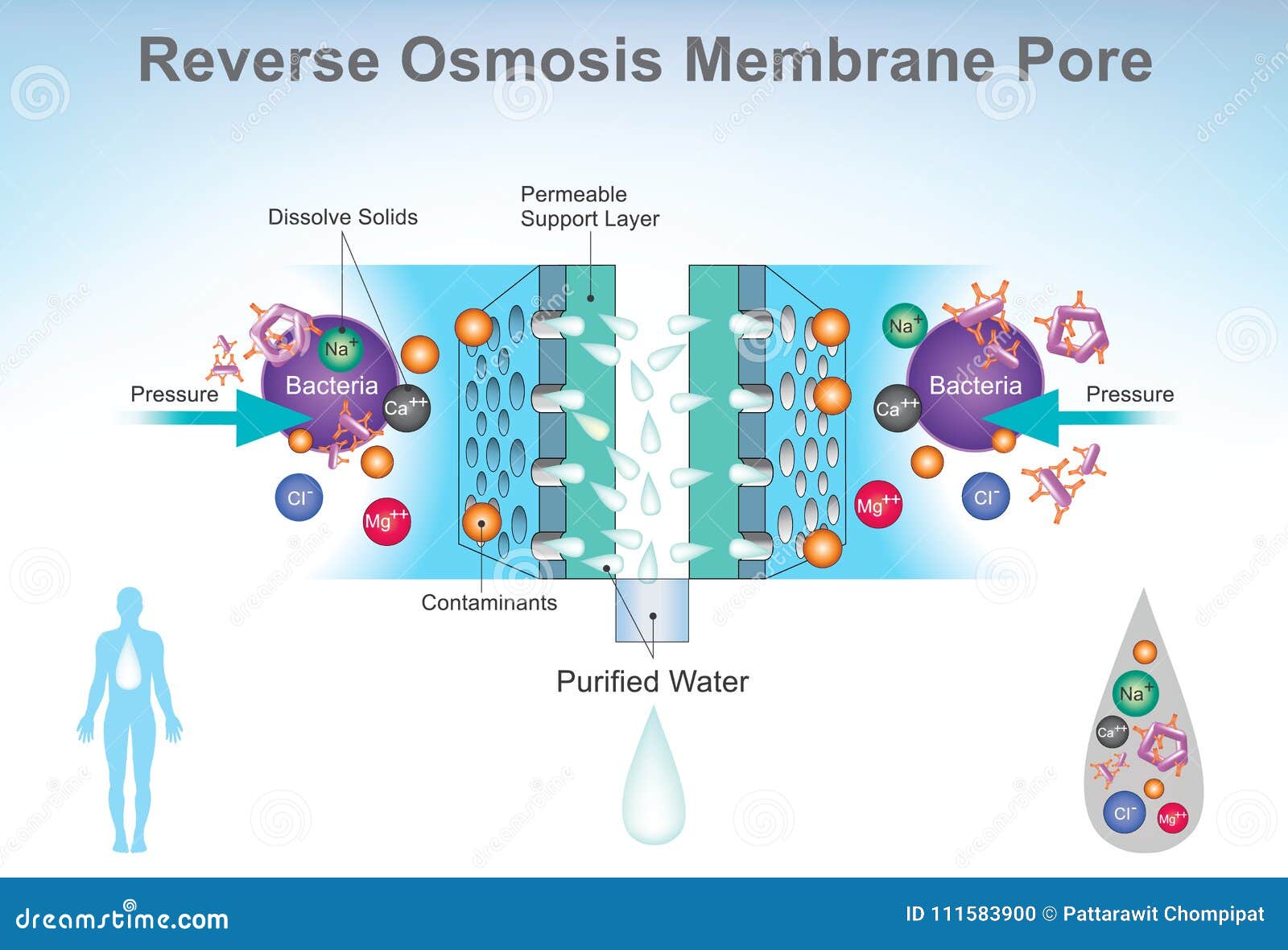 reverse osmosis system diagram. .