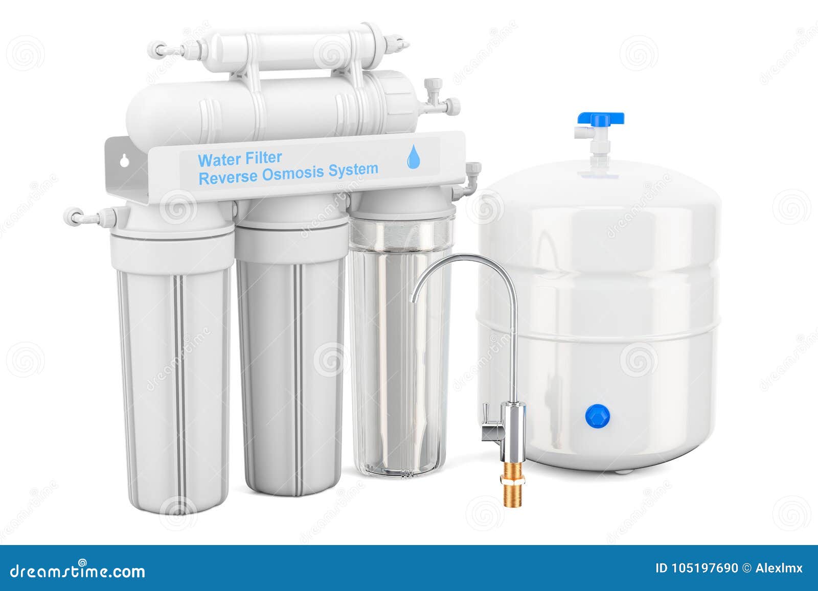 reverse osmosis system, 3d