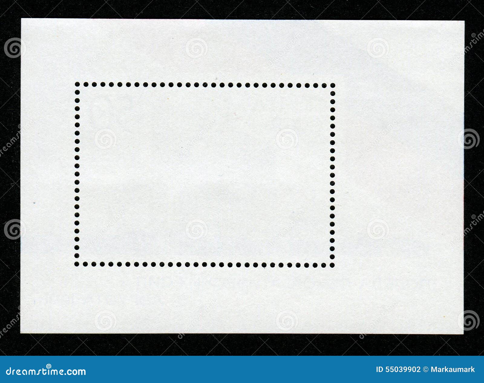 Reverse Side Of A Postage Stamp. Stock Photo Image of aged