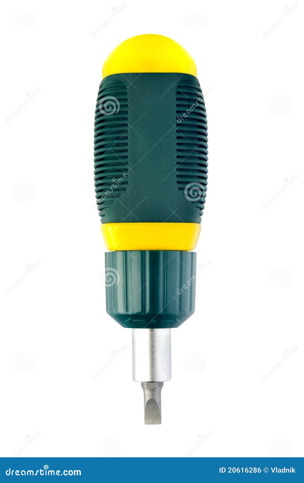Reversible Screwdriver Handle with a Combined Stock Photo Image of