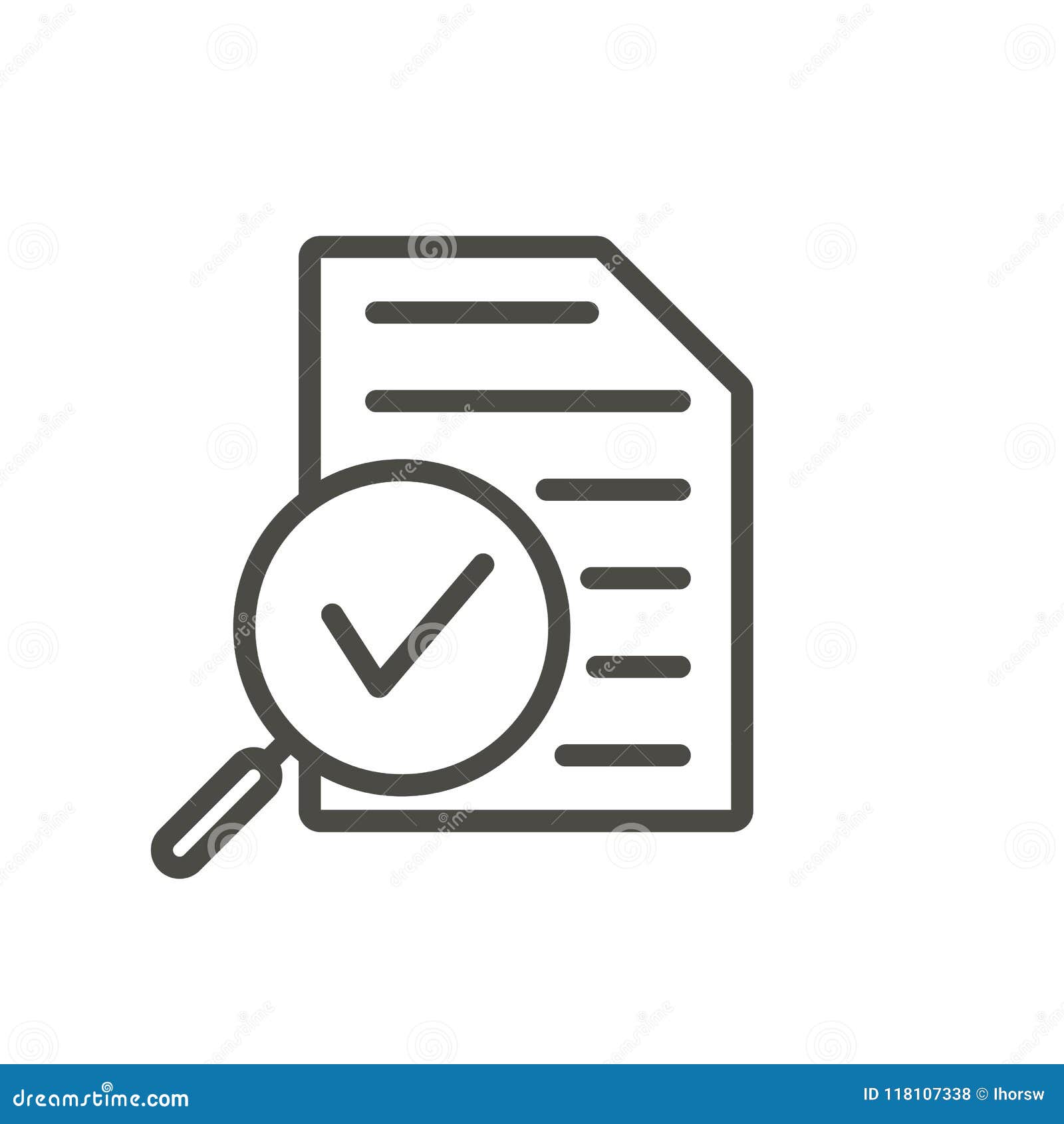 Download Review Icon Vector. Line Research Symbol Isolated. Trendy ...