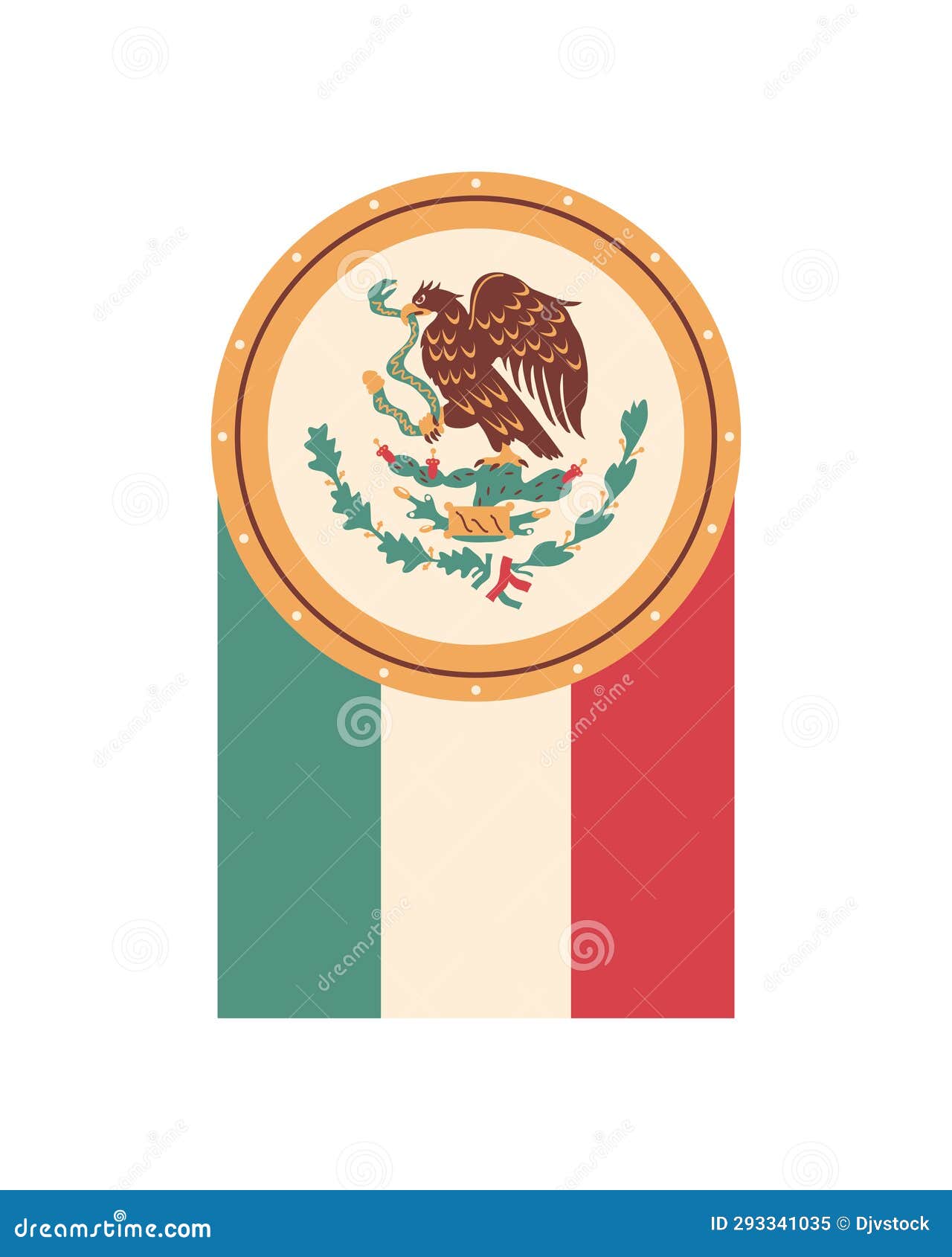 revolucion mexicana flag 