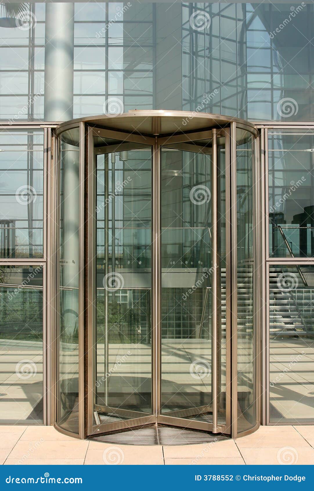 Revolving door stock photo. Image of spin, wall, pavement 3788552