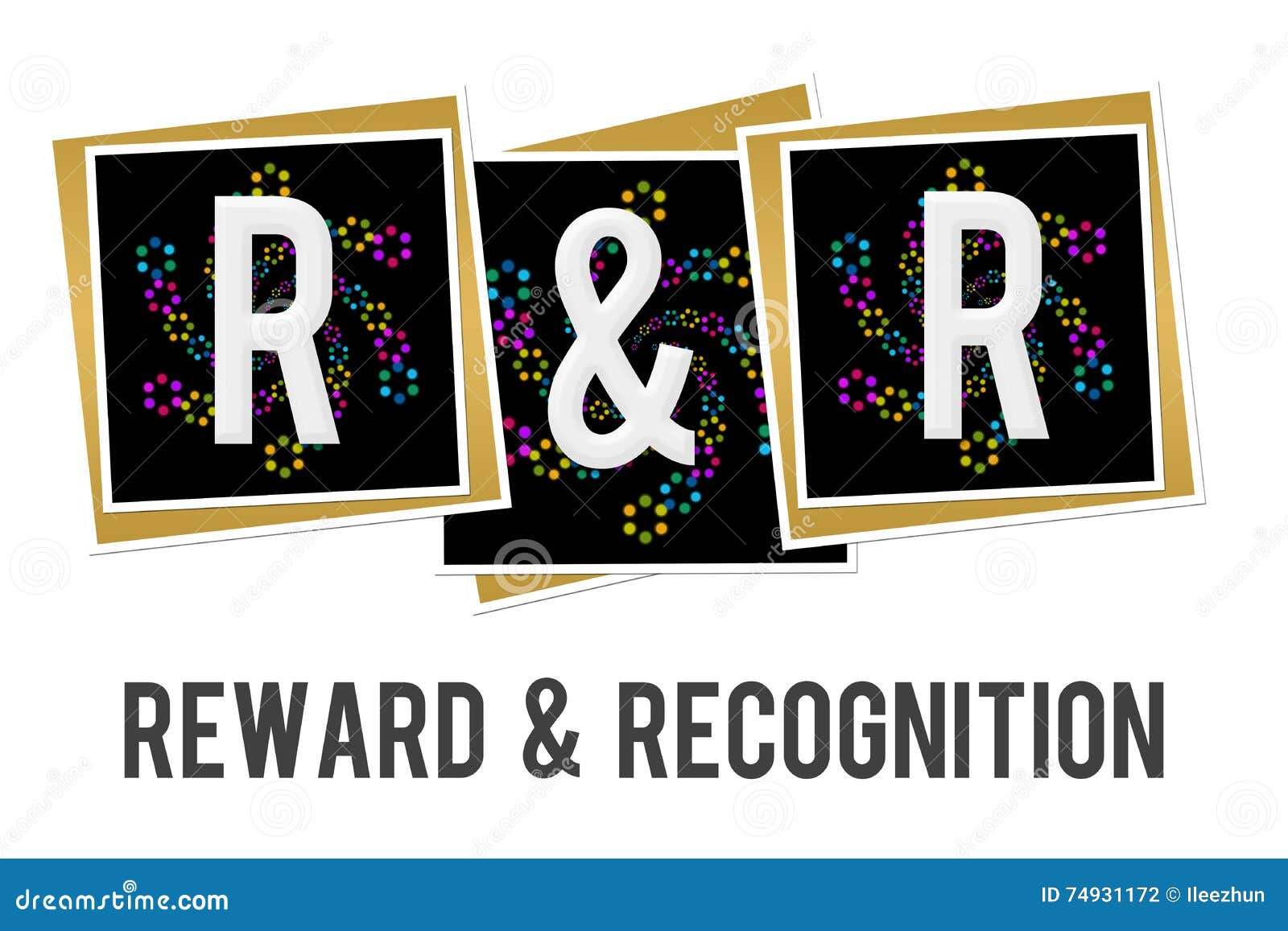 Reward and Recognition Neon Squares Stock Illustration - Illustration of  motivation, team: 74931172