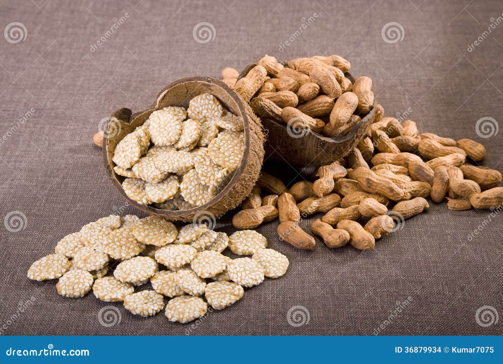 Rewri and Peanuts stock photo. Image of sesame, food 36879934