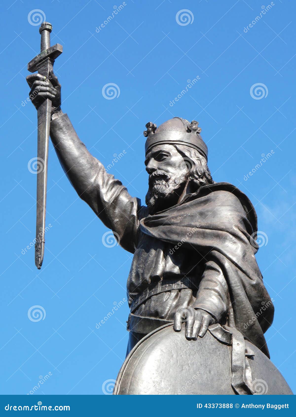 Rey Alfred el grande foto de archivo. Imagen de destinaciones 43373888