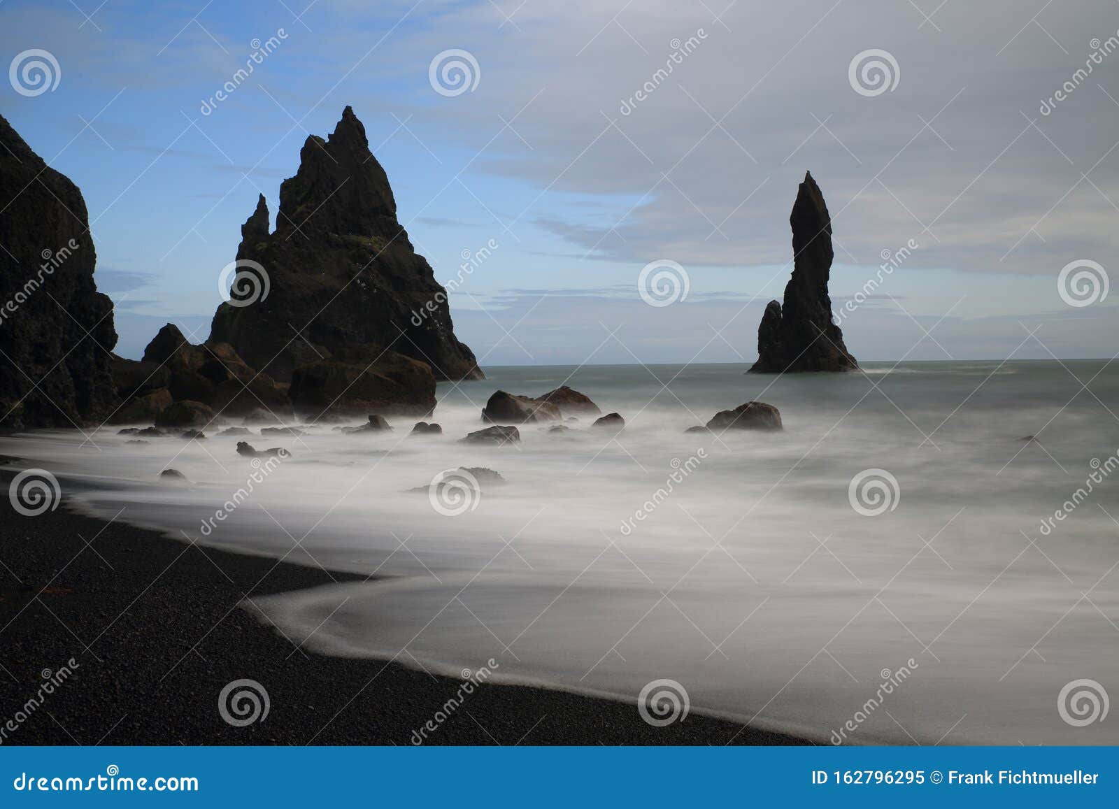 Reynisfjara Beach Vik Iceland Stock Image Image Of Ocean Sand