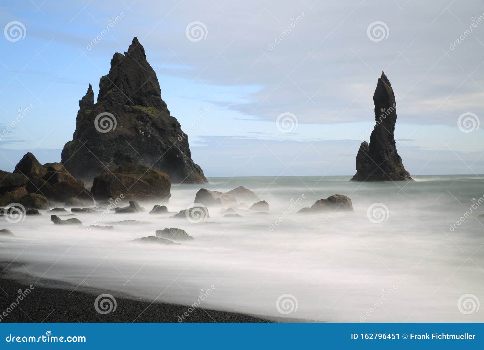 Reynisfjara Beach Vik Iceland Stock Image Image Of Cliff