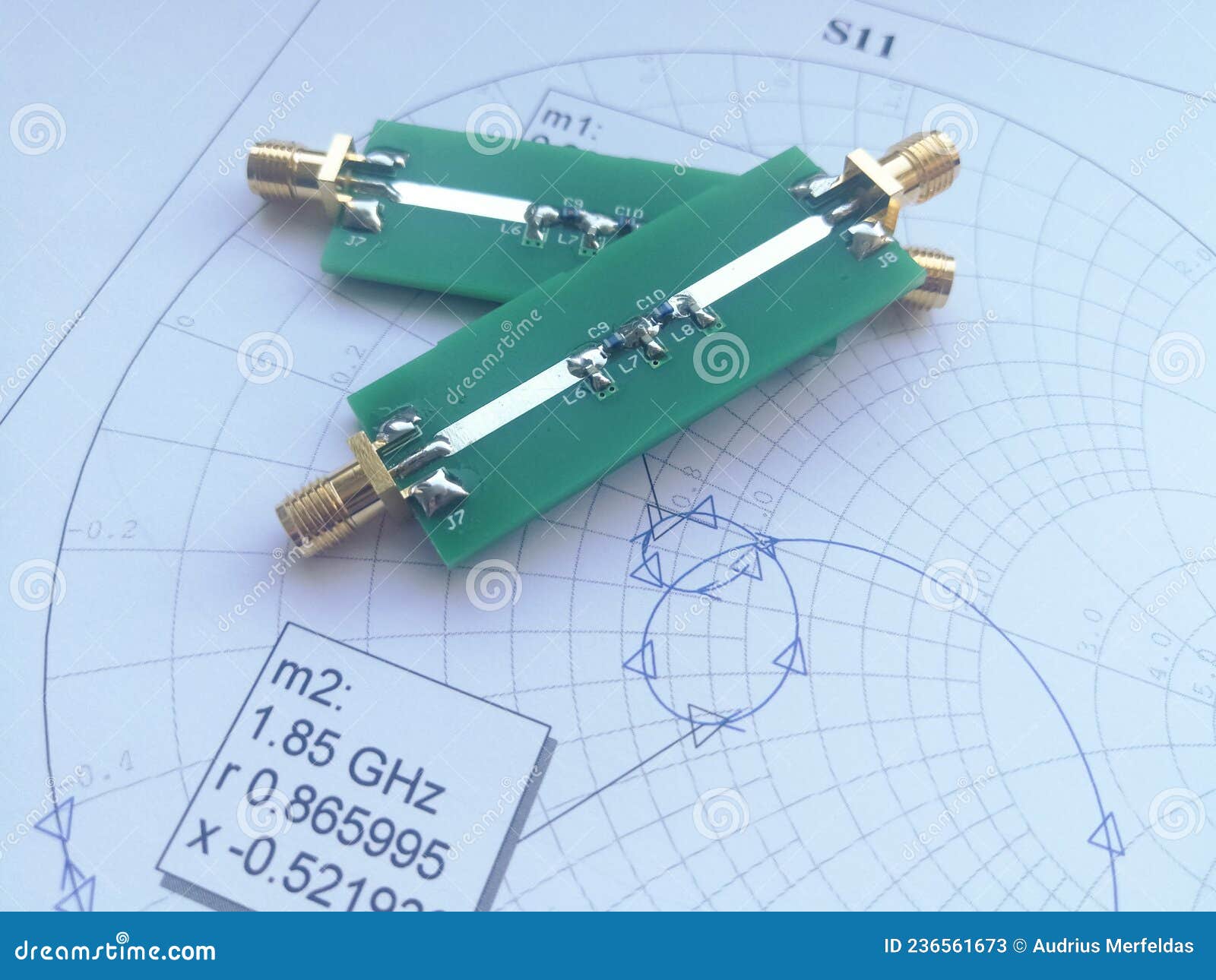 rf pcb filters and impedance matching smith chart